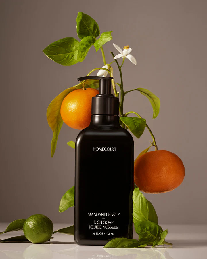 Homecourt Mandarin Basil Dish Soap