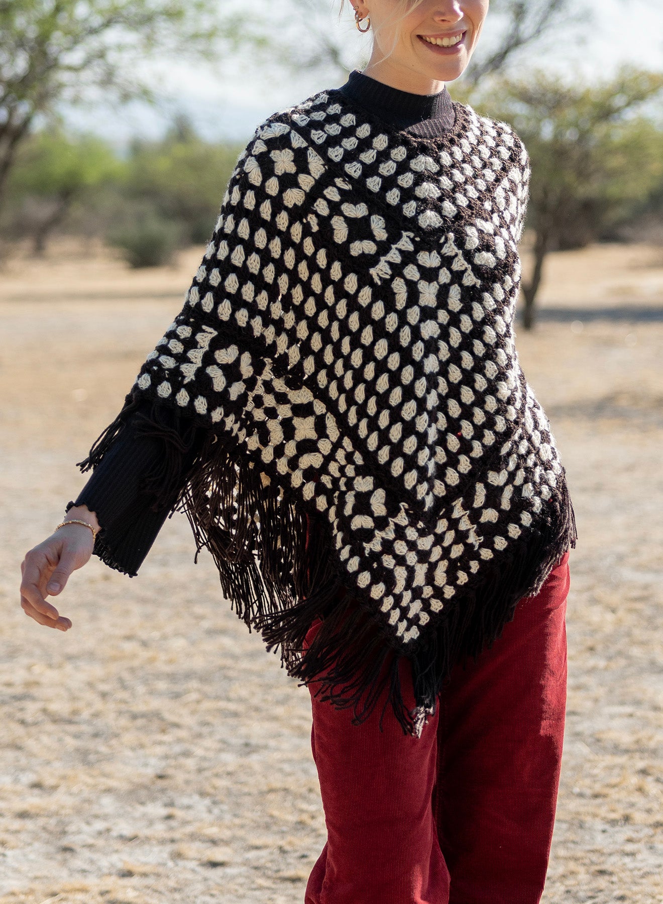 Mersea La Paz Crochet Poncho