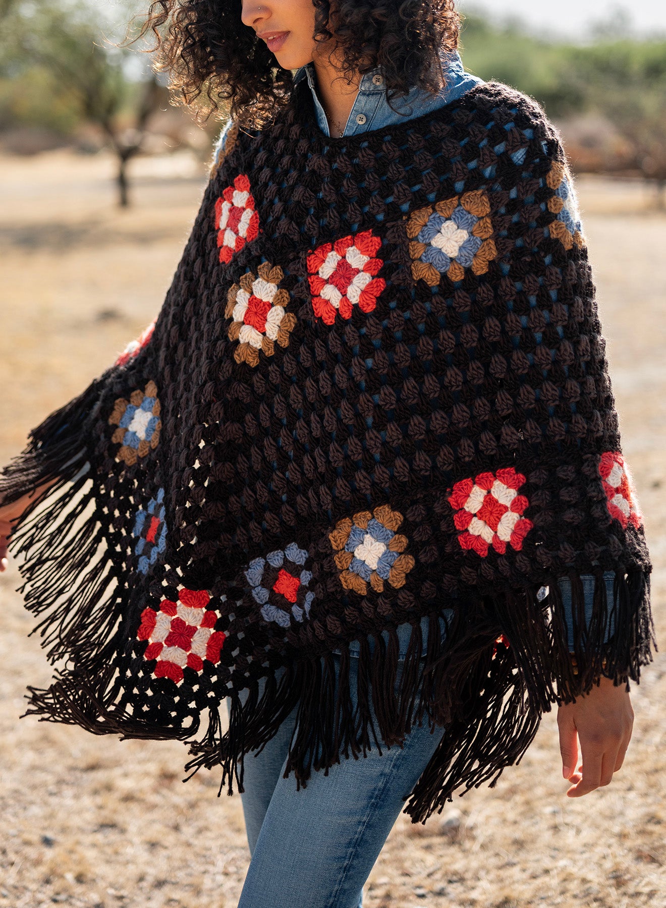 Mersea La Paz Crochet Poncho