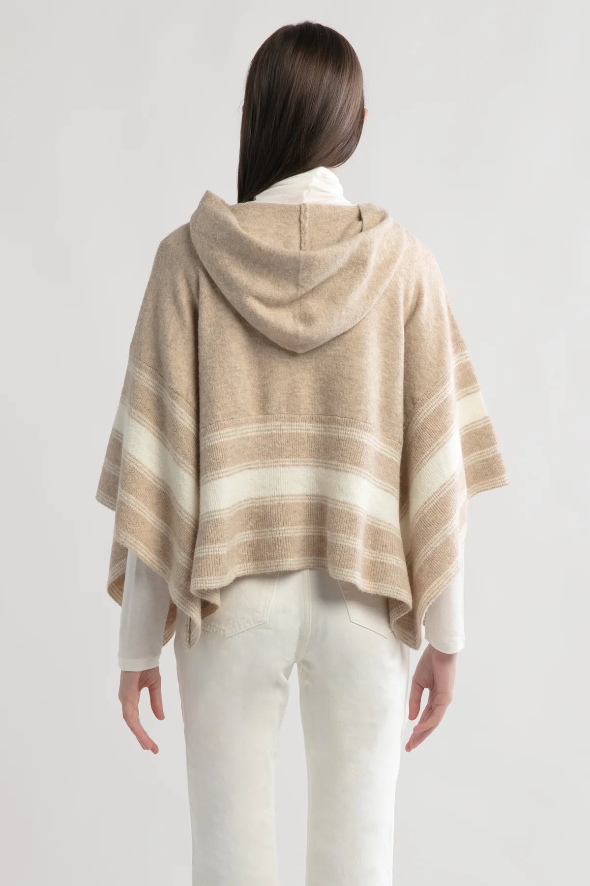 Hooded Crop Poncho