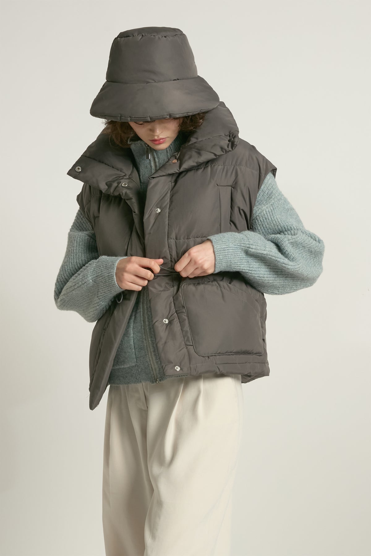 LBM Graphite Puffer Vest