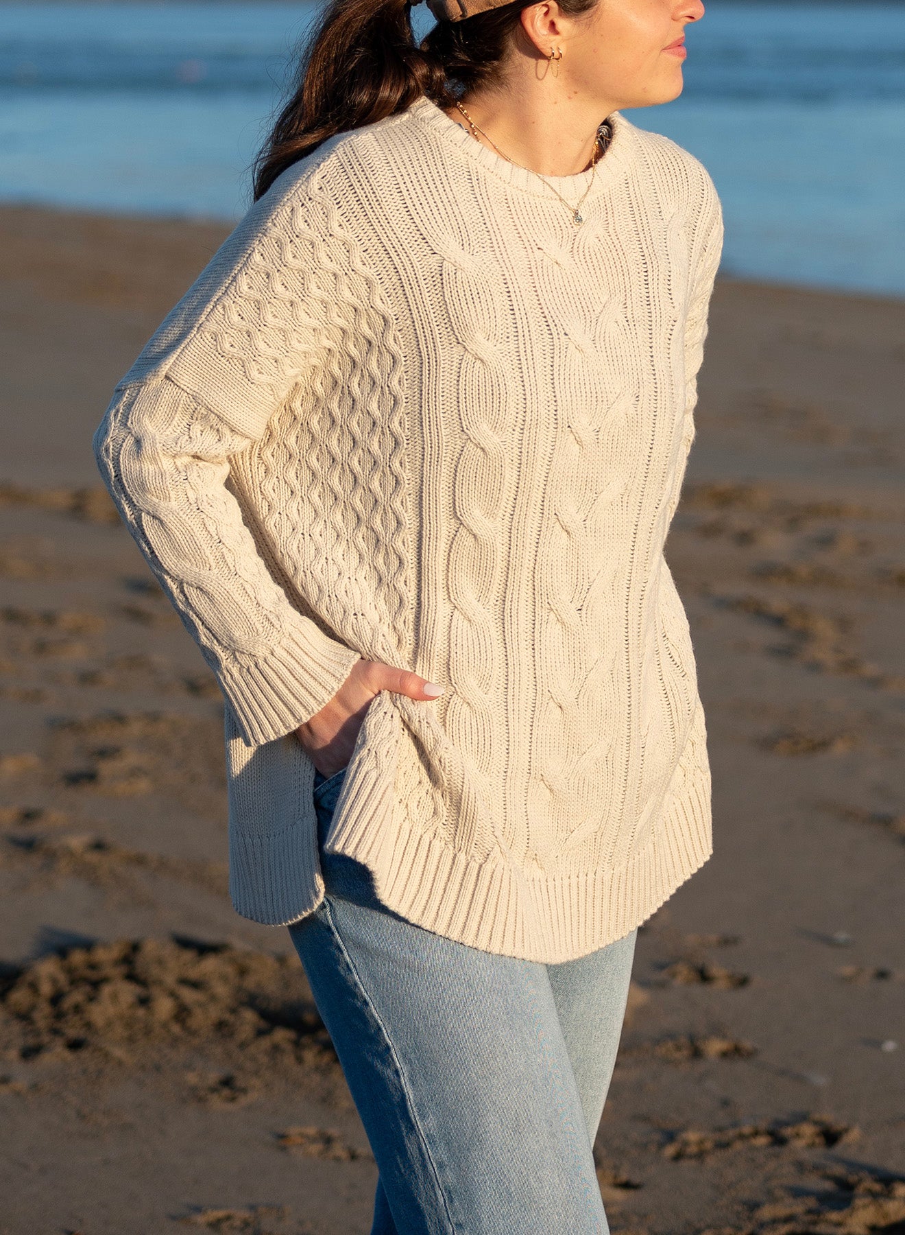 Mersea Cotswold Cable Sweater