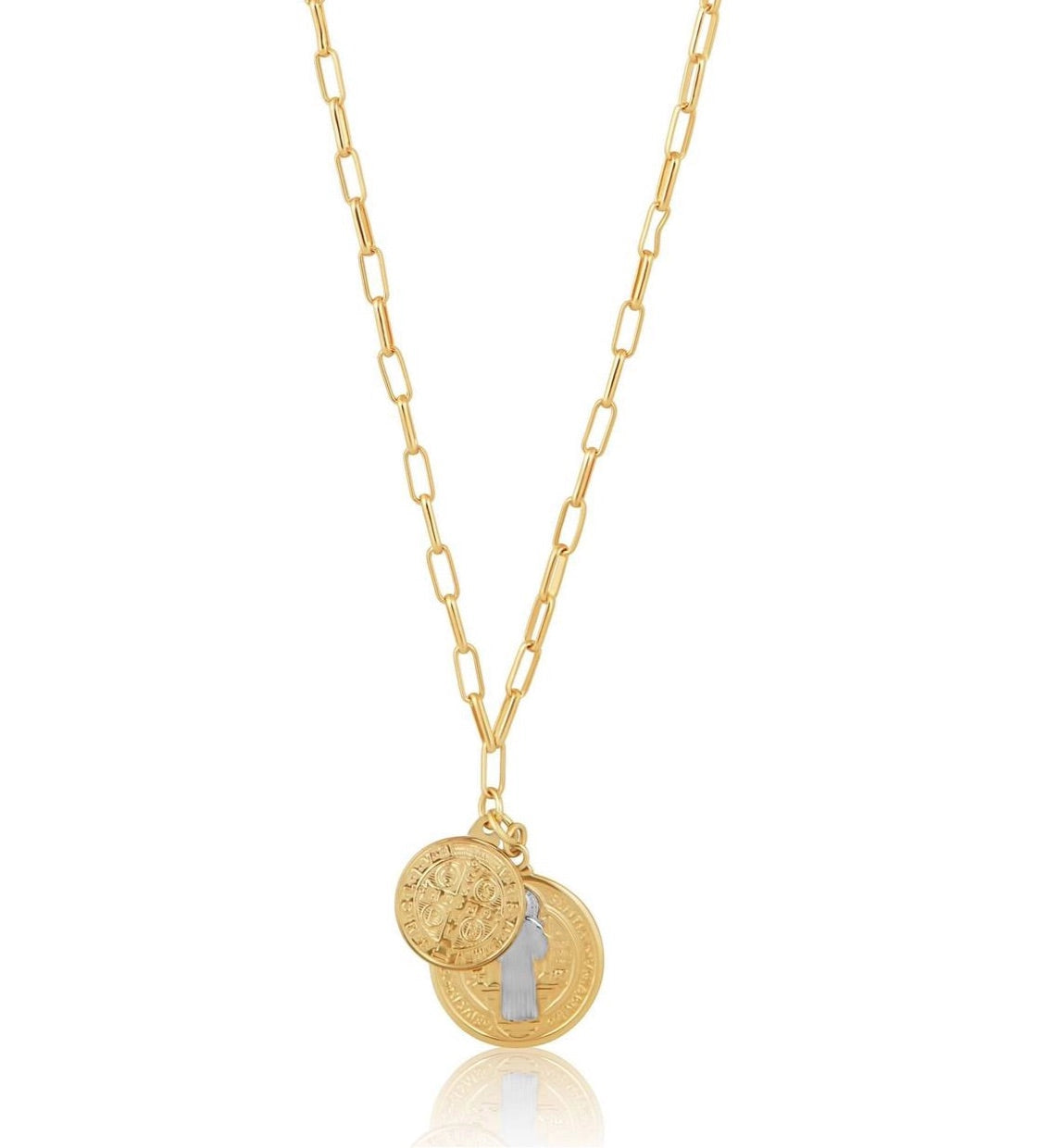 Saint Coin Necklace