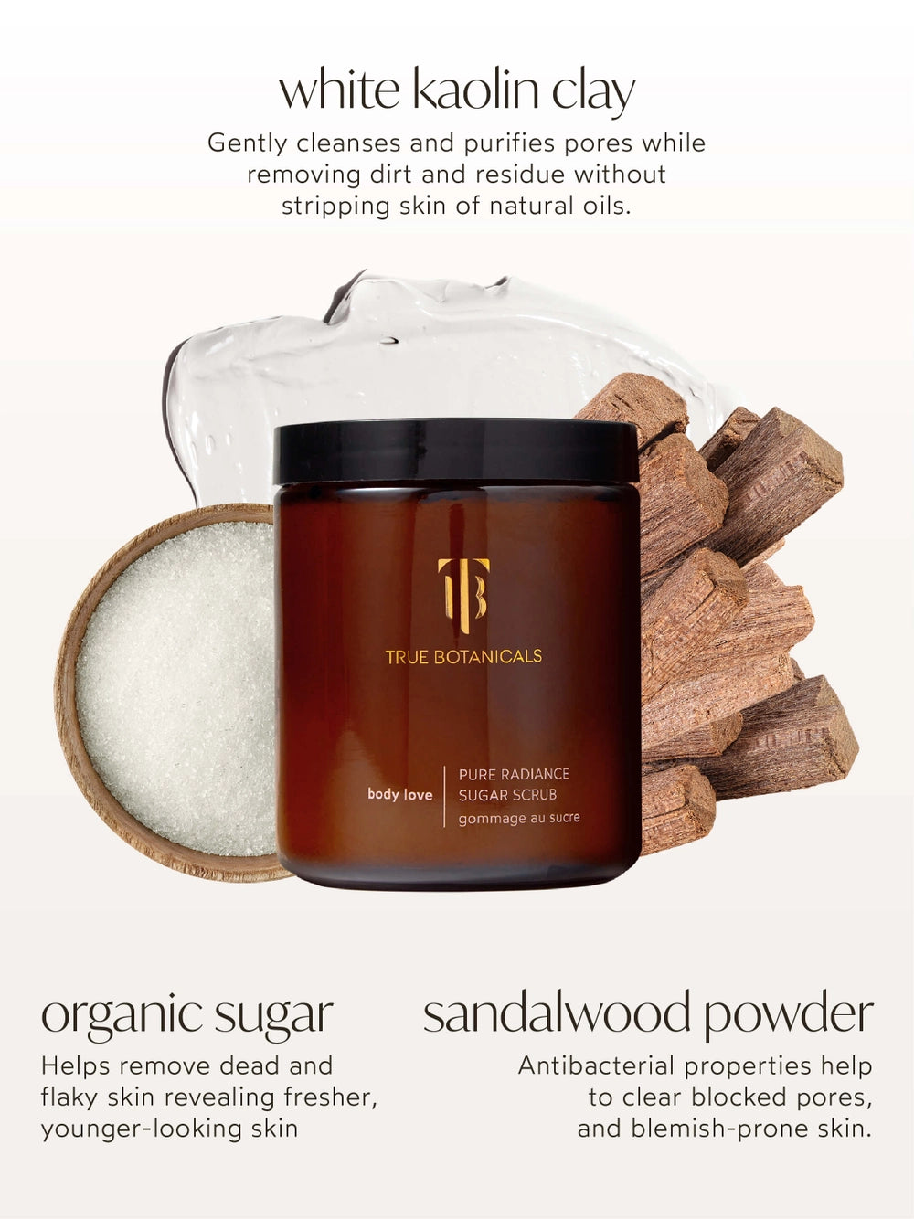 TB Pure Radiance Exfoliating Sugar Body Scrub