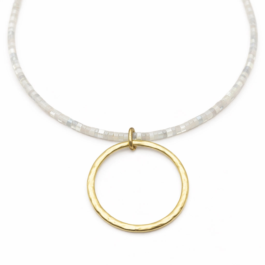 Erin Big Gold Necklace