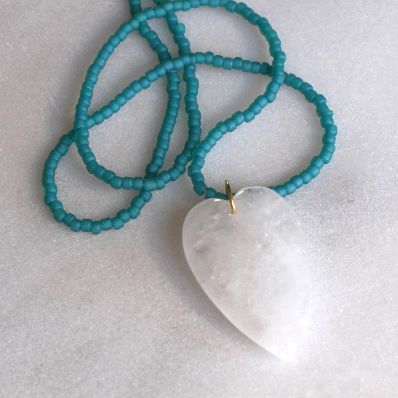 Esti Stone Heart Necklace 18