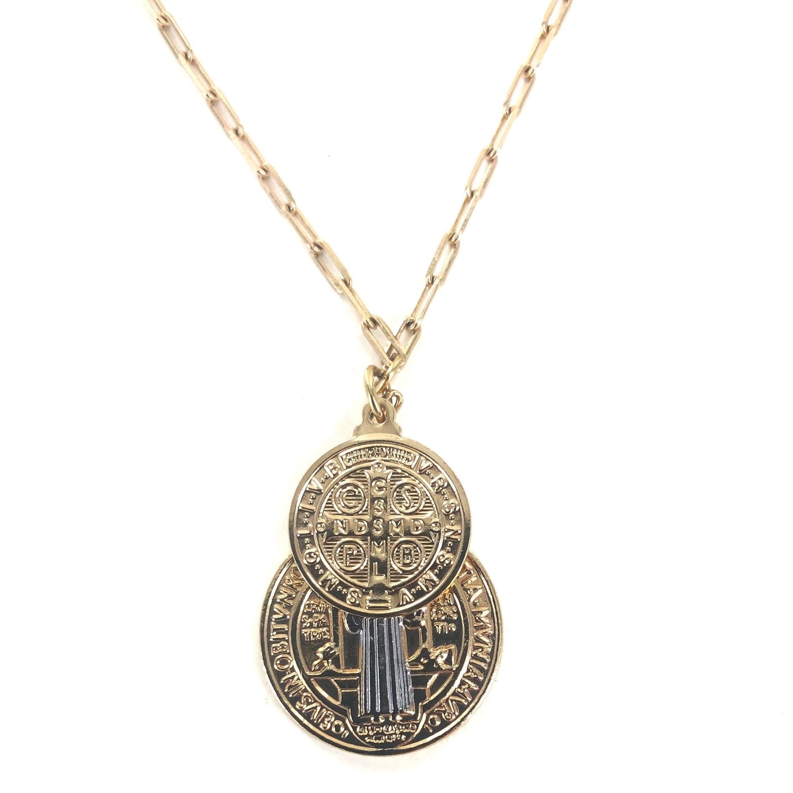 Saint Coin Necklace