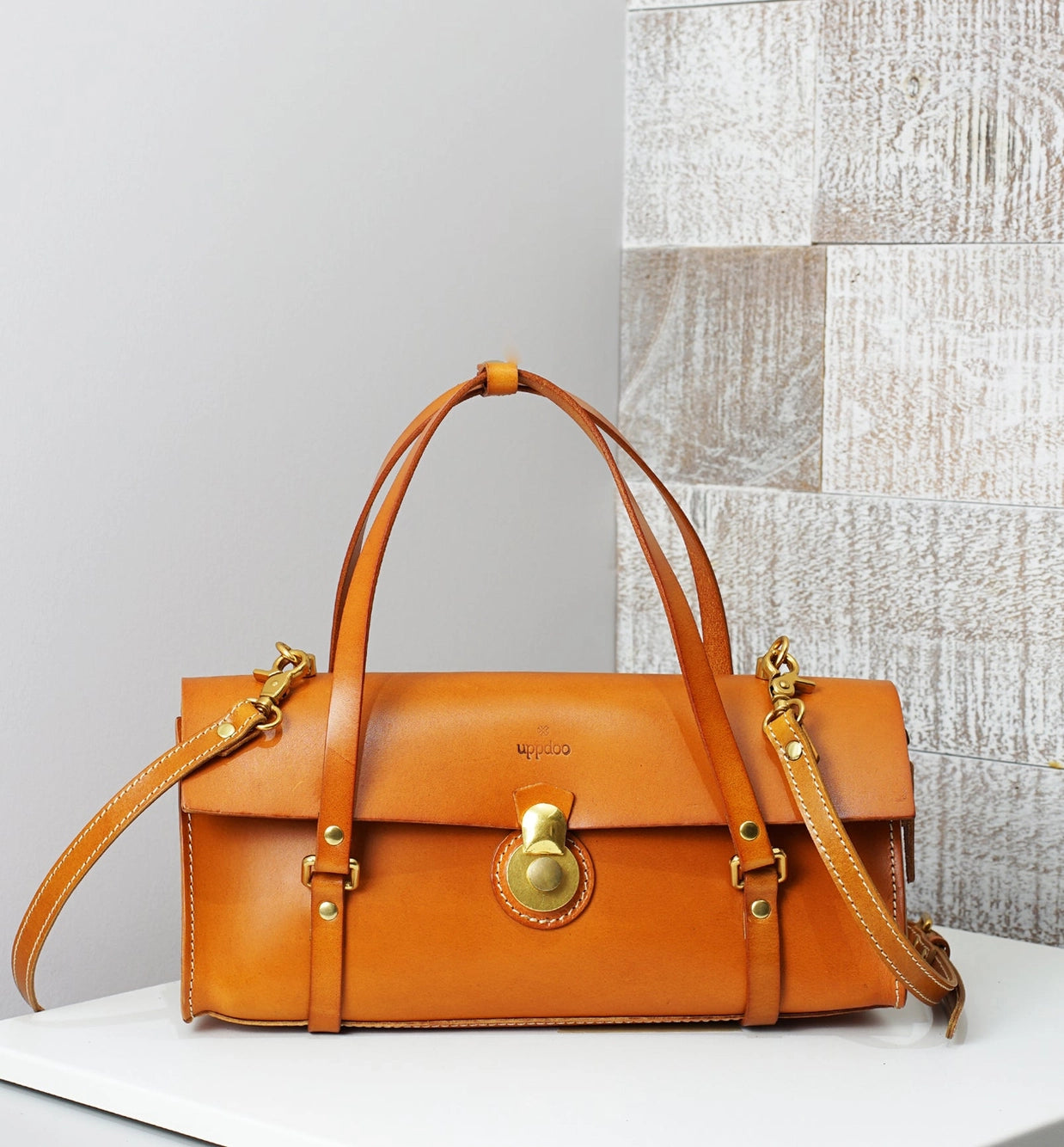 Uppdoo VIVE Leather Satchel,