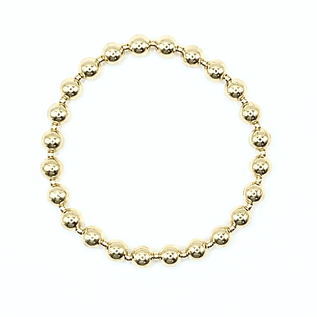 ERIN 5mm bead gold filled bracelet