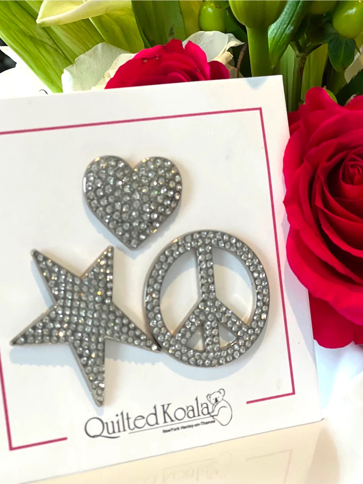 Heart, Star, Peace Pin Set of 3