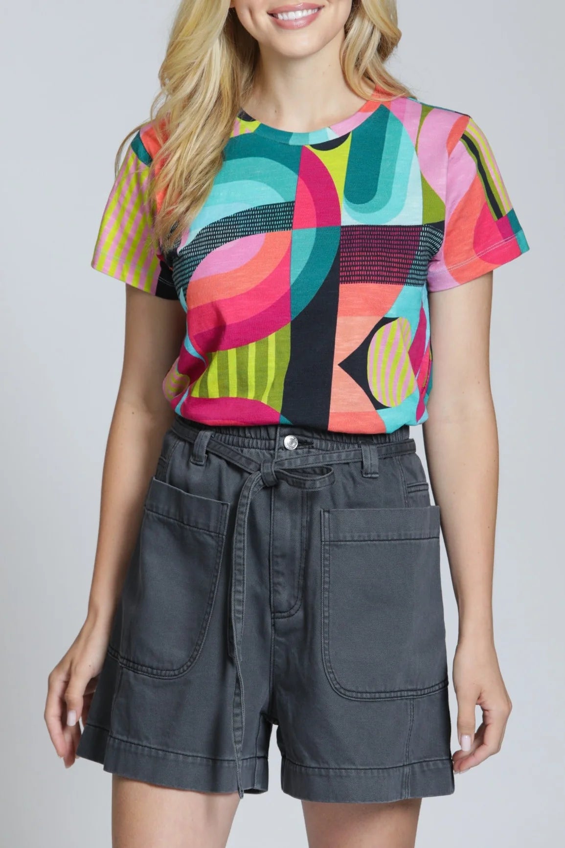 APNY Abstract Knit Tee
