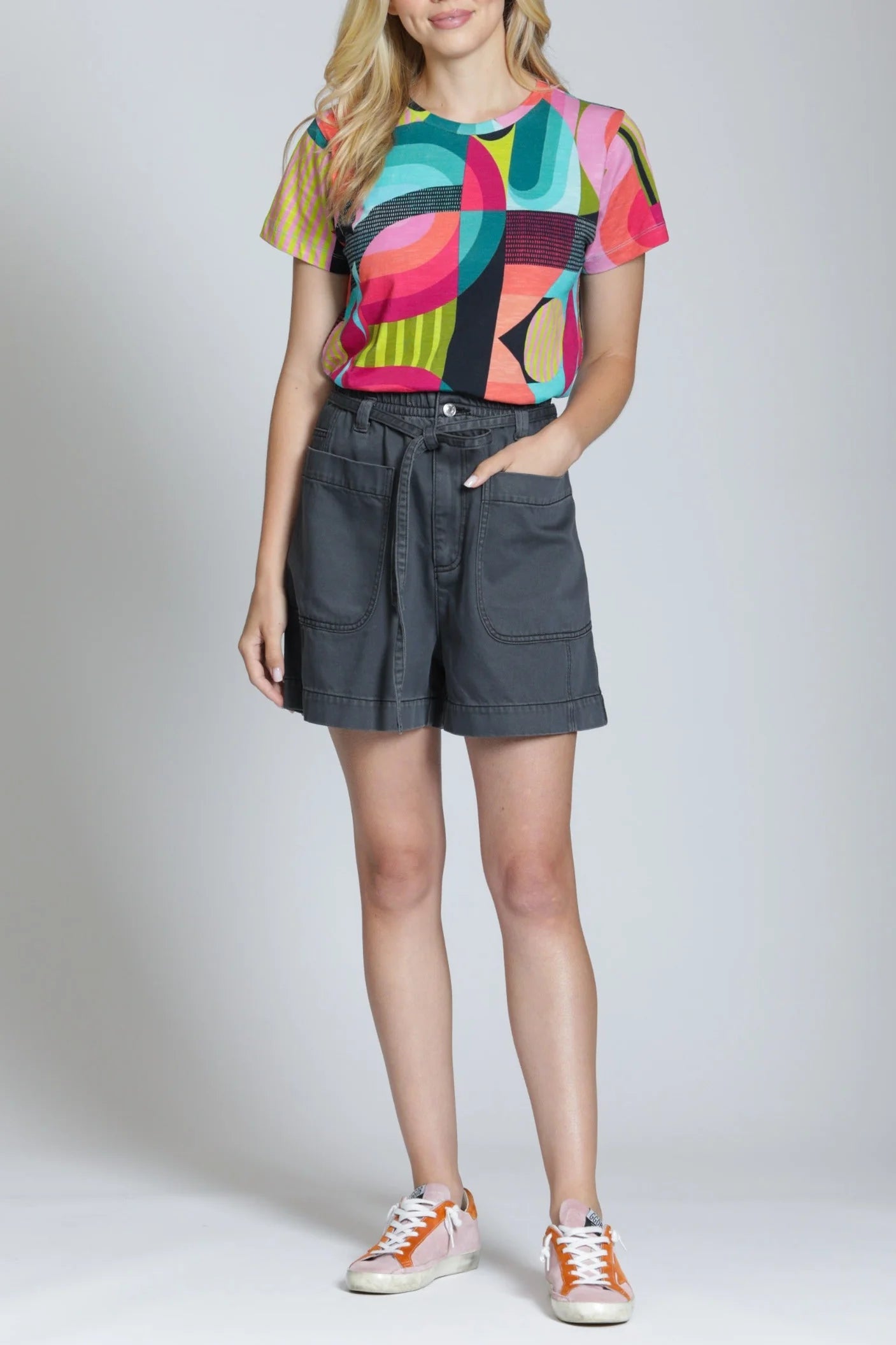 APNY Abstract Knit Tee