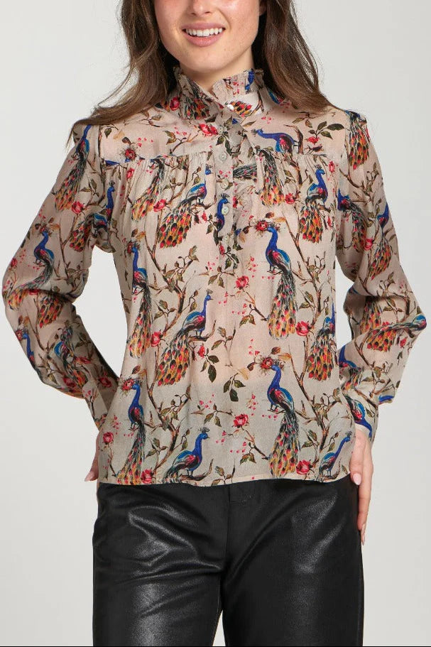APNY Peacock Blouse