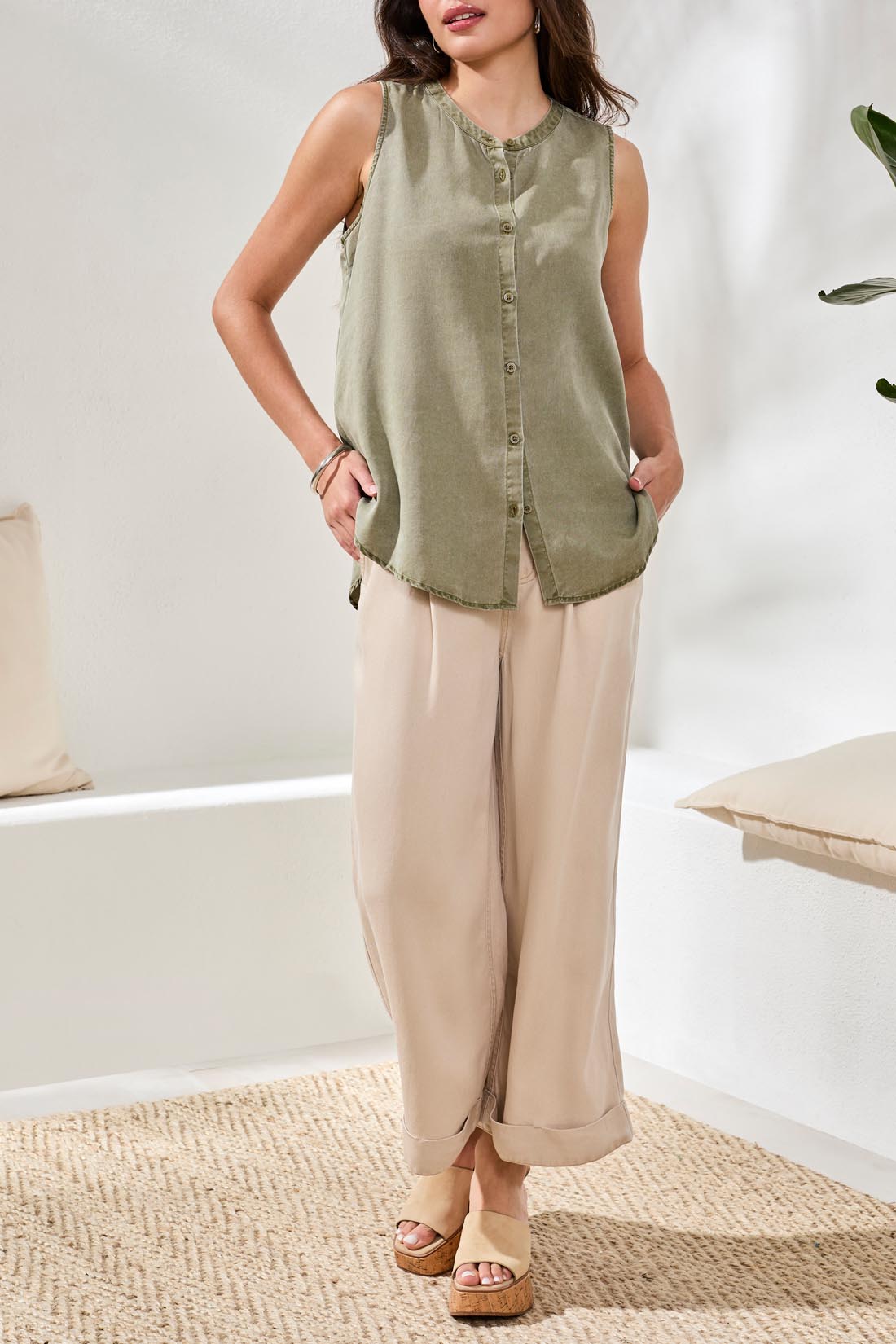 TRBL Cactus Flowy Blouse