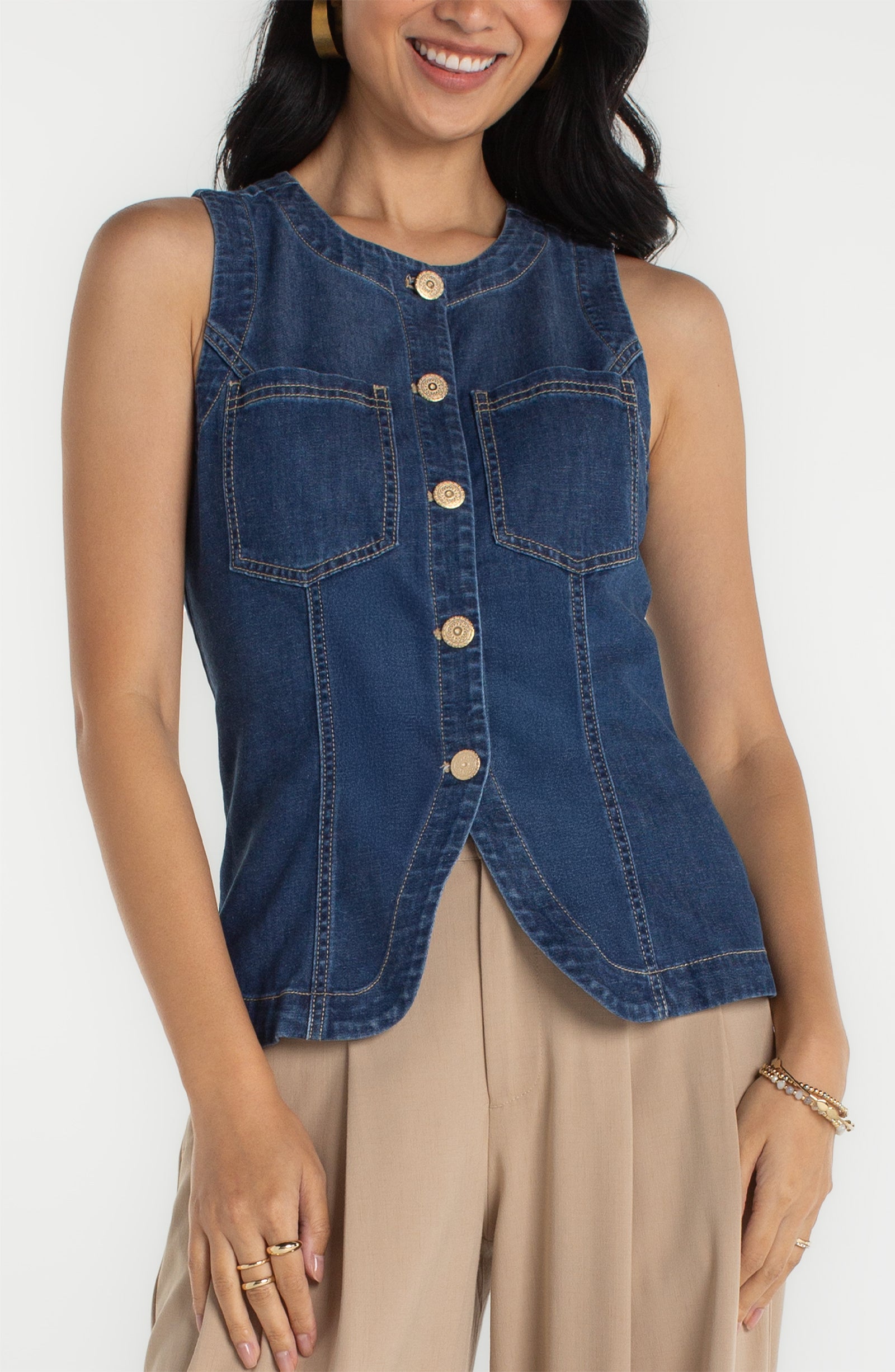 LPLA Wilder Denim Vest