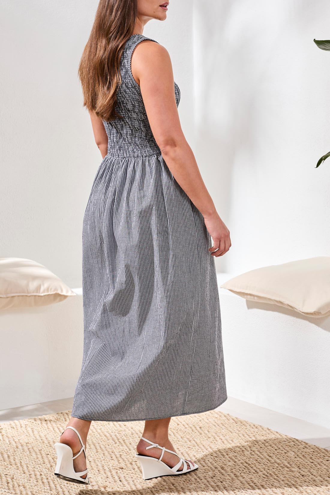 TRBL Ginham Check Dress