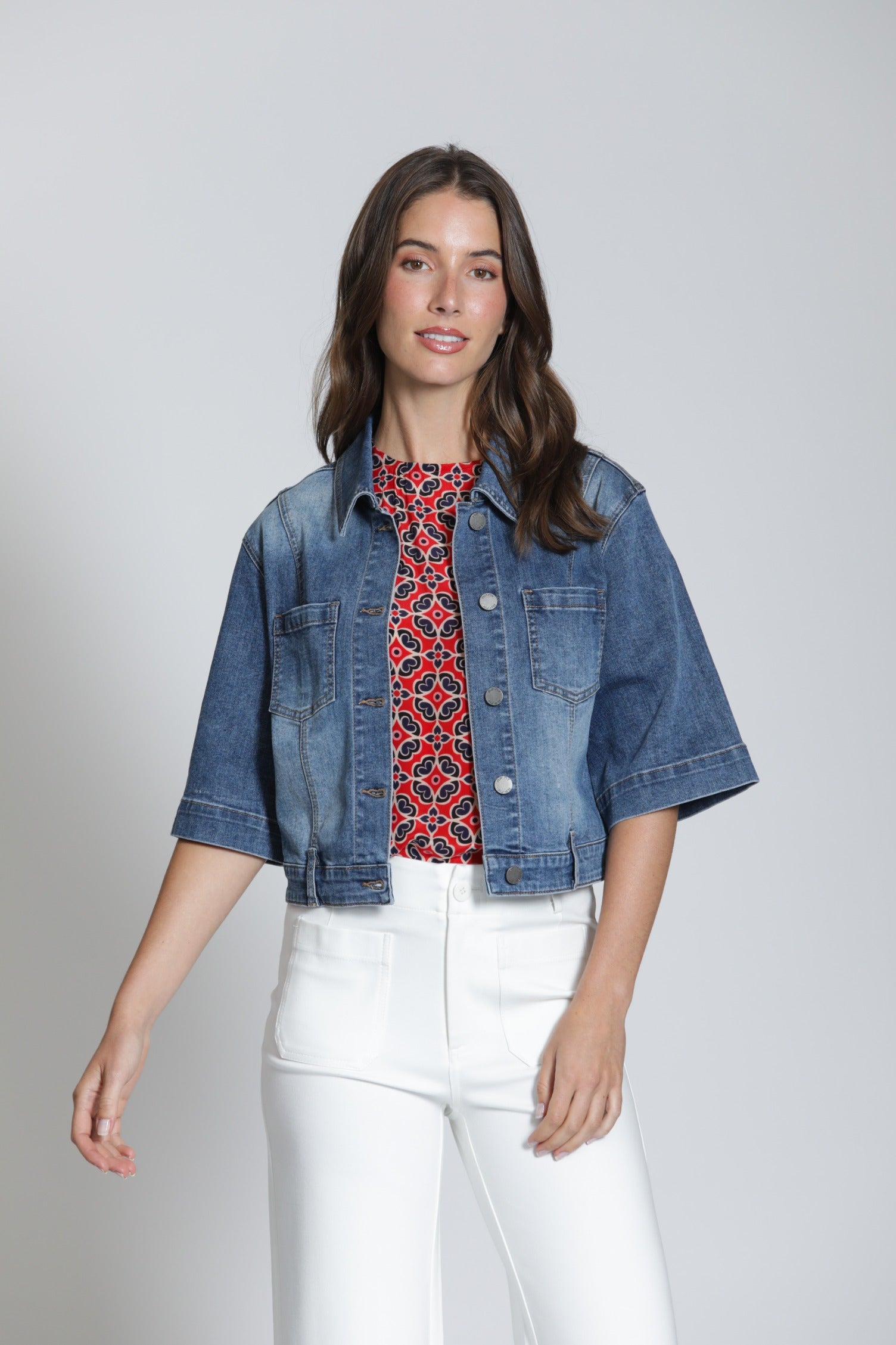 APNY Half Sleeve Denim Jacket