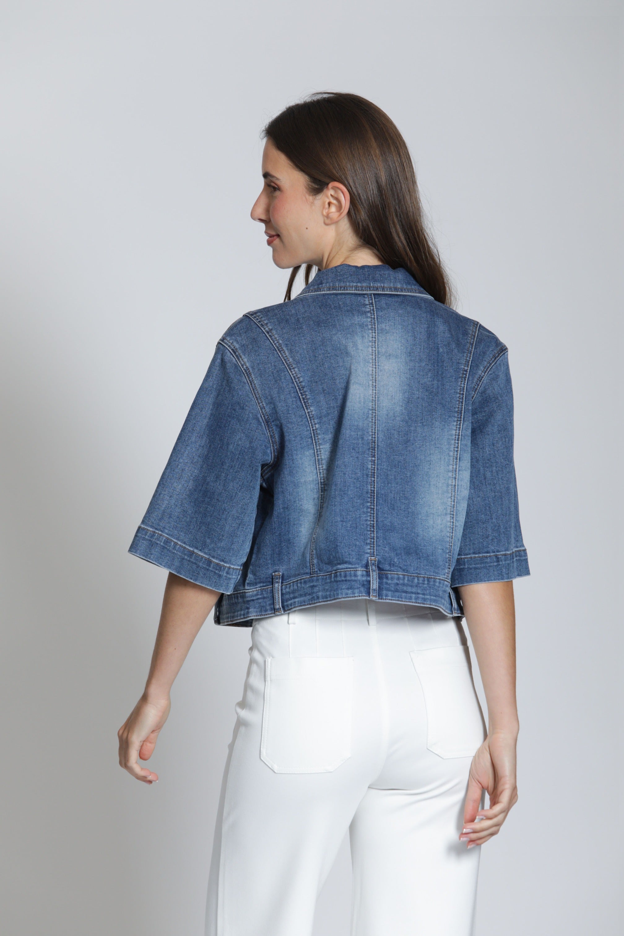 APNY Half Sleeve Denim Jacket