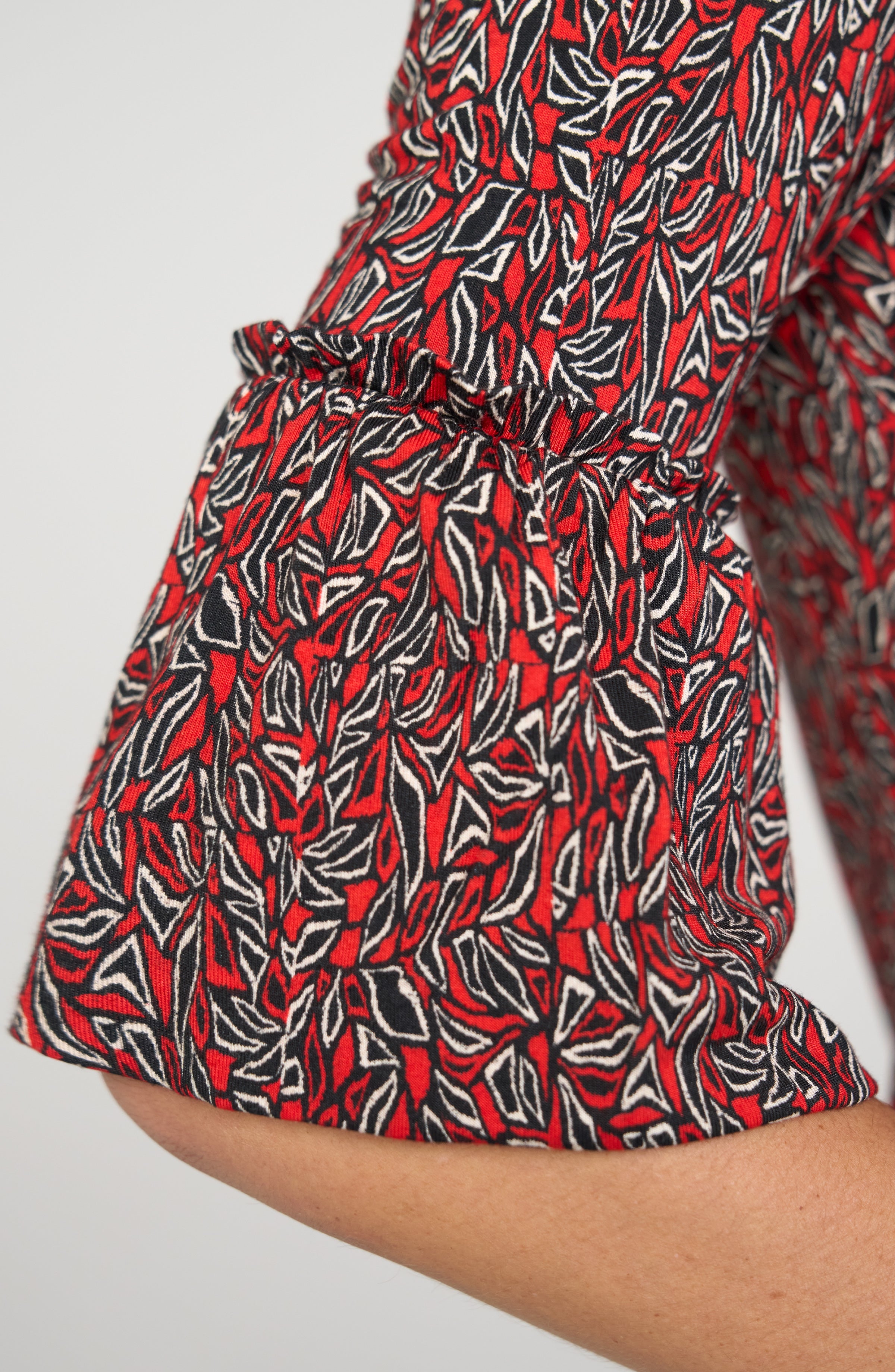LPLA Red Flared Half Sleeve