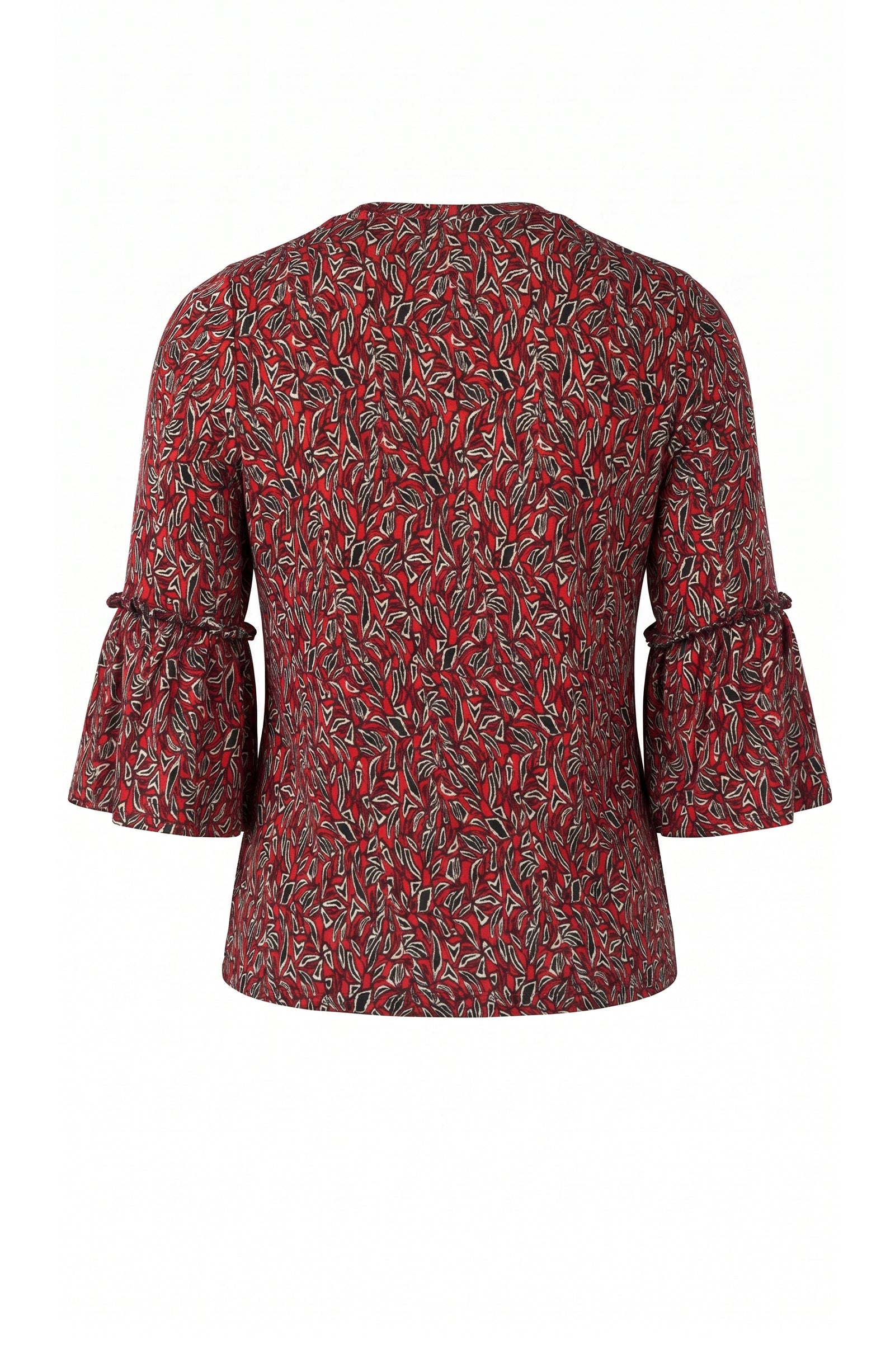 LPLA Red Flared Half Sleeve