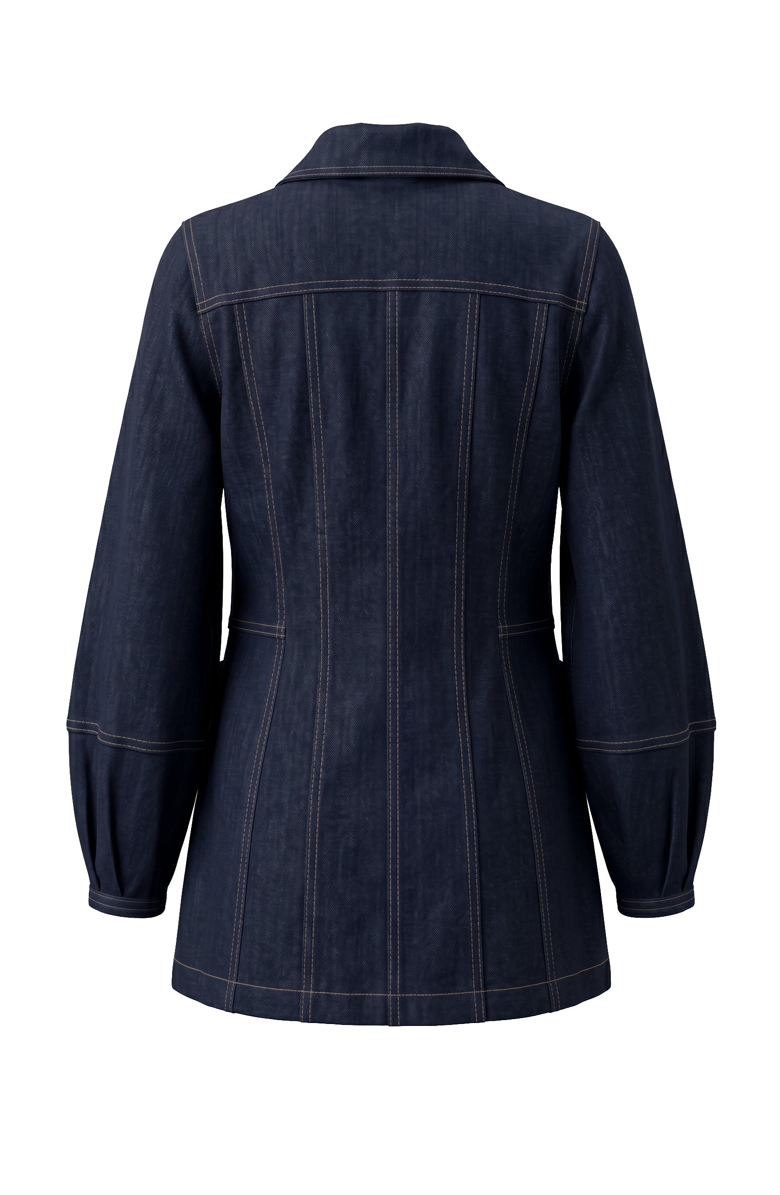 LPLA Lantern Sleeve Denim Jacket