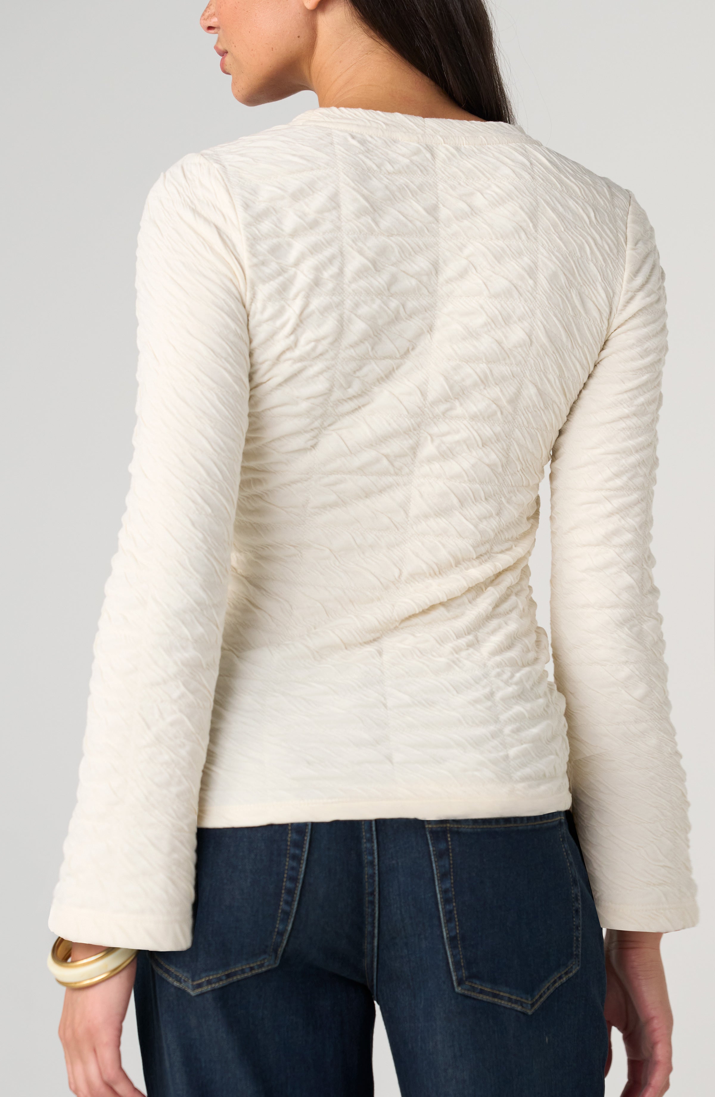 LPLA Flare Sleeve Crew Neck