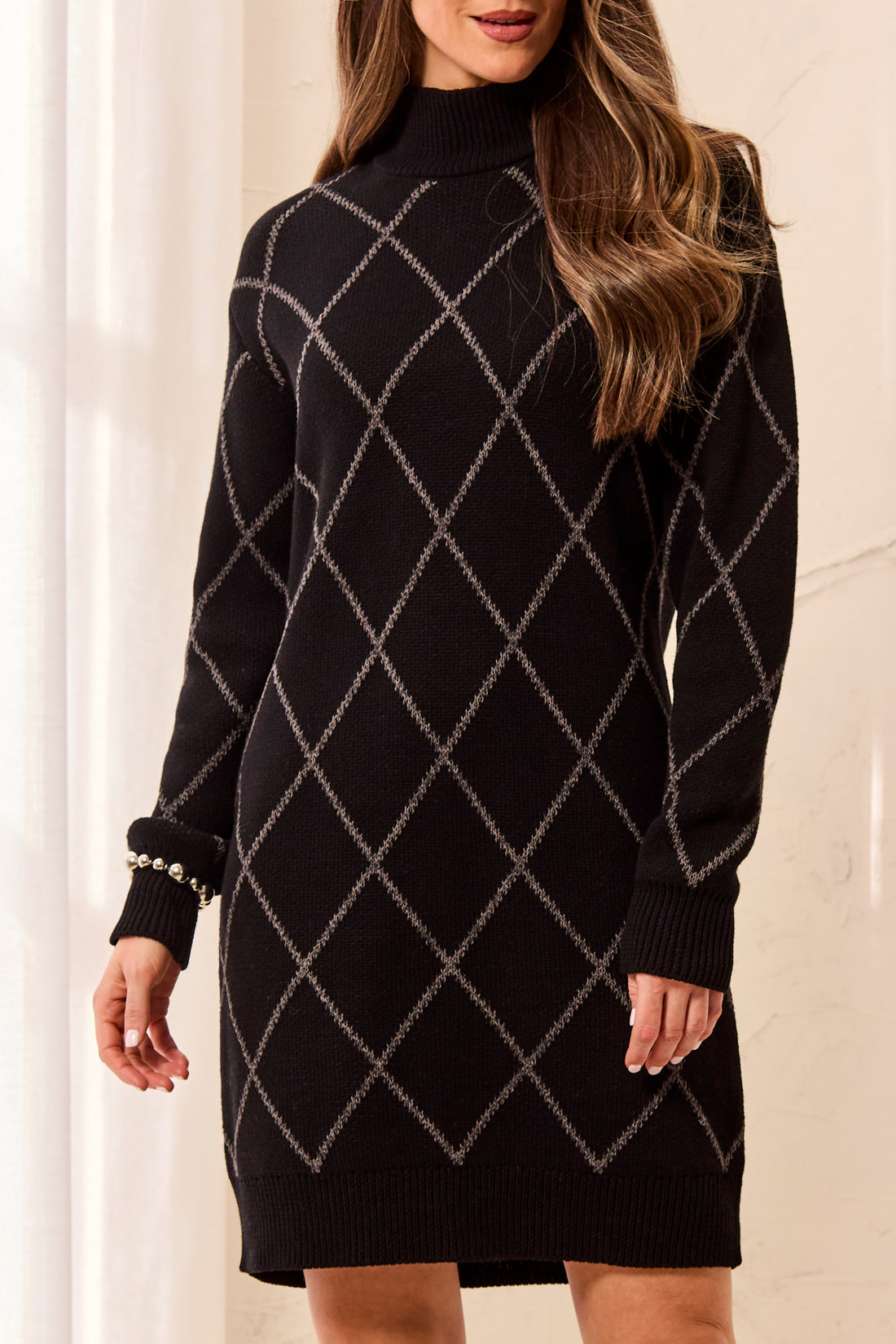 TRBL. Black Sweater Dress