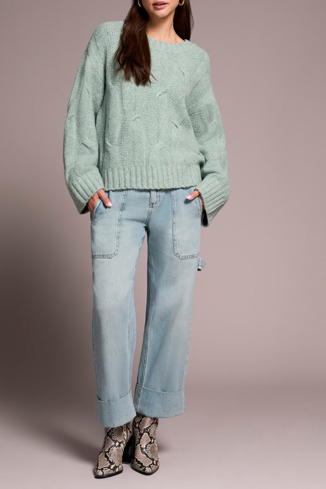 TRBL Silverpine Cable Sweater