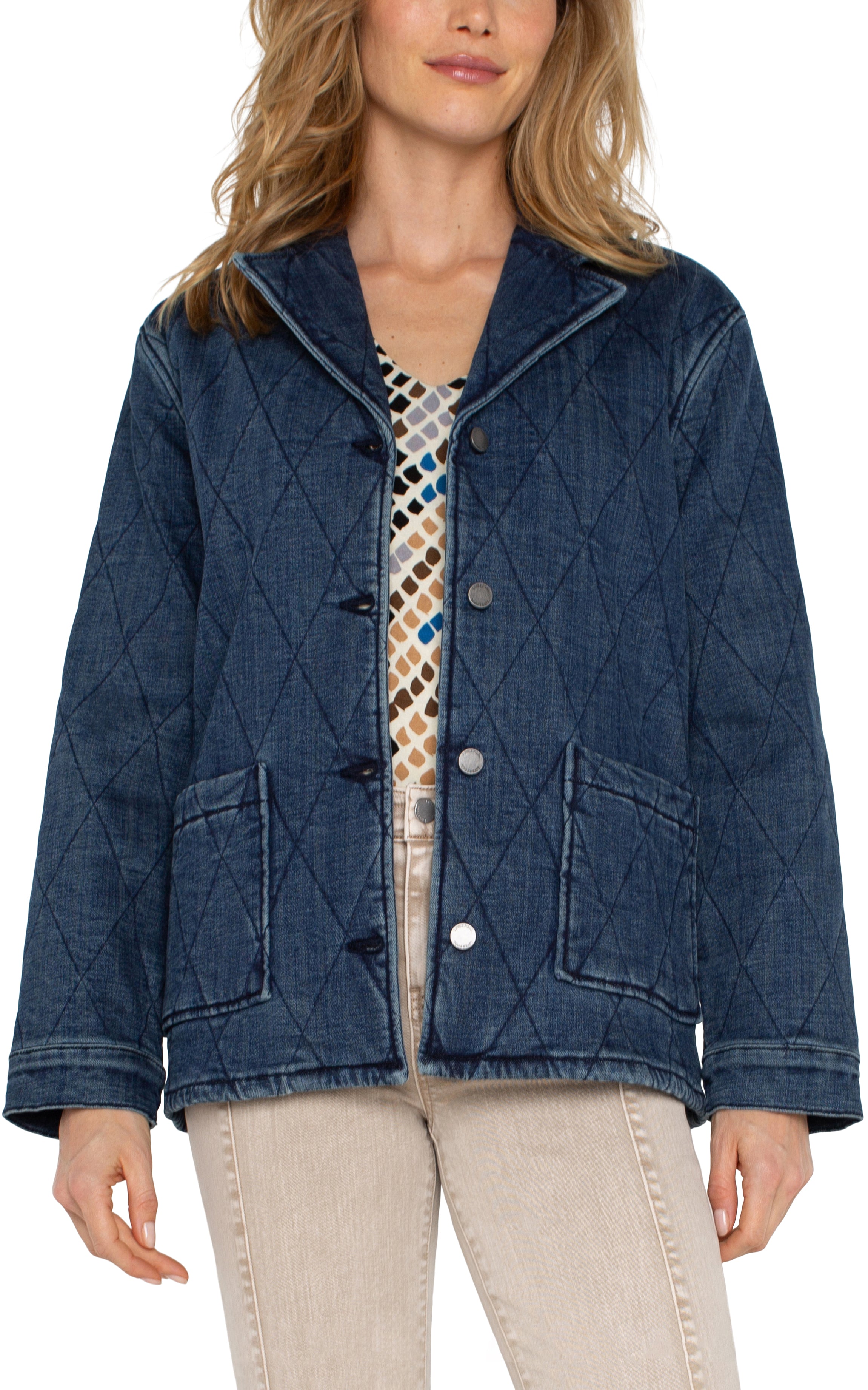 LPLA Quilted Denim Jacket