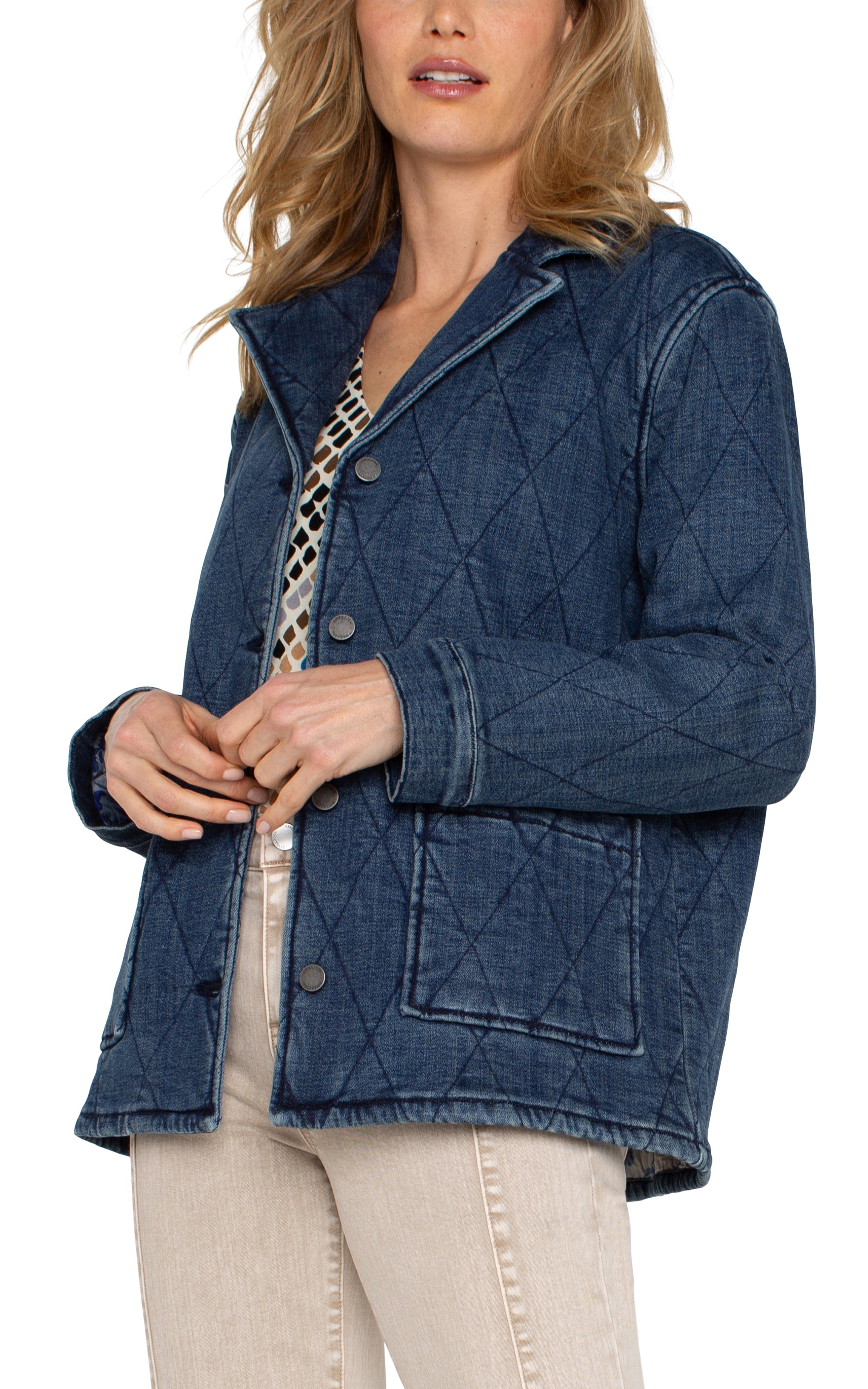 LPLA Quilted Denim Jacket