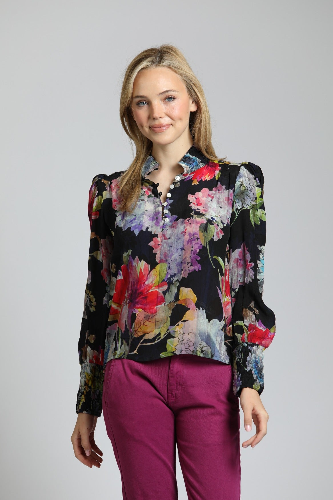 APNY Puff Sleeve Blouse