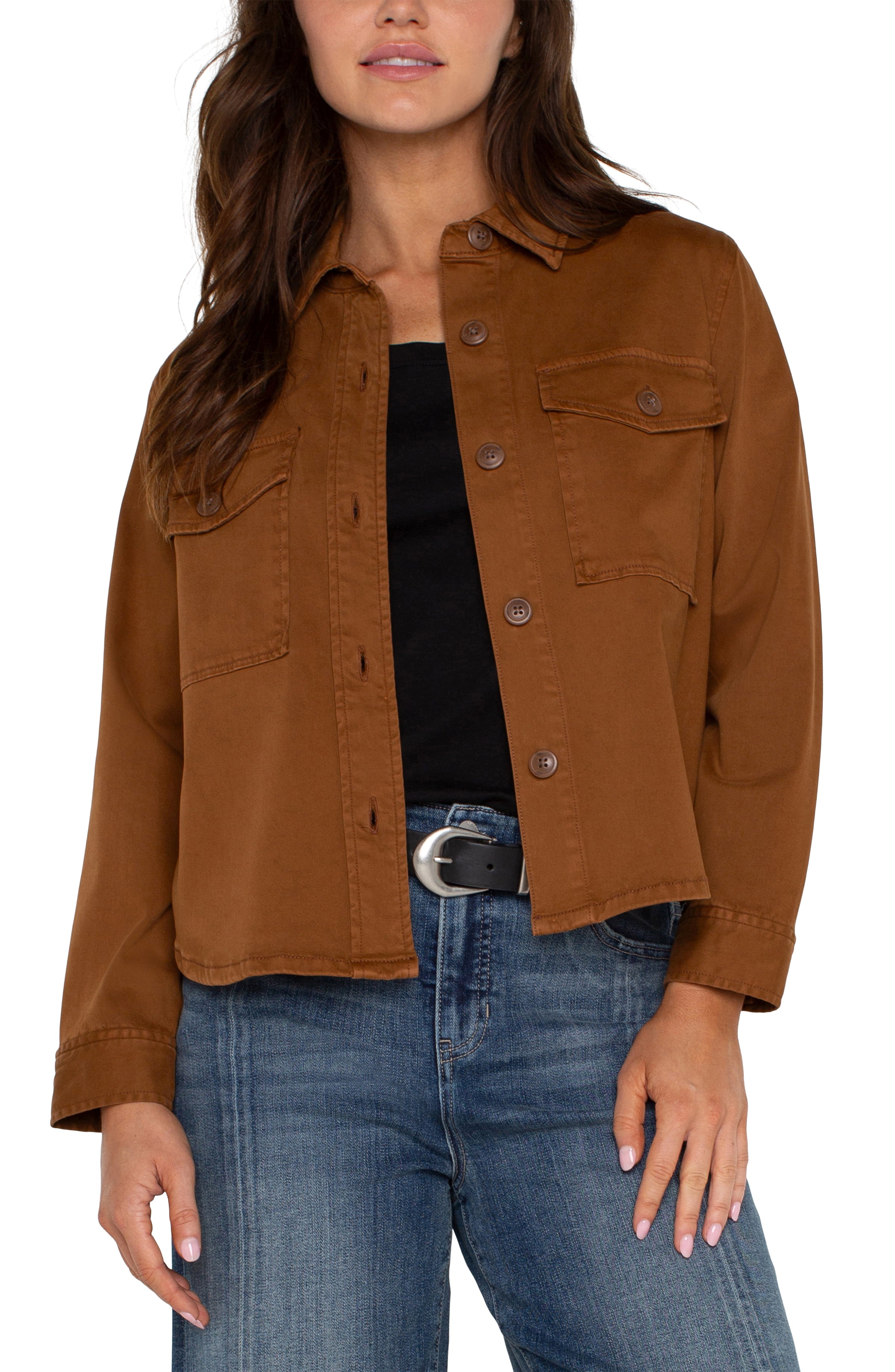 LPLA Jasper Brown Shirt Jacket