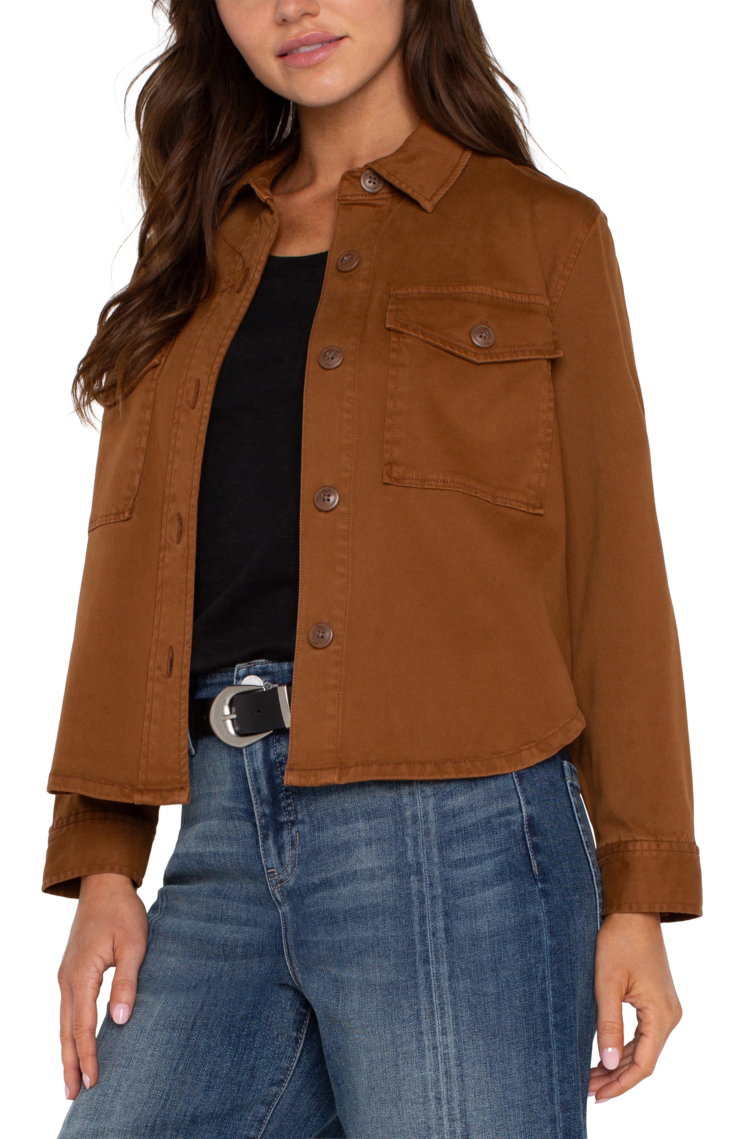 LPLA Jasper Brown Shirt Jacket