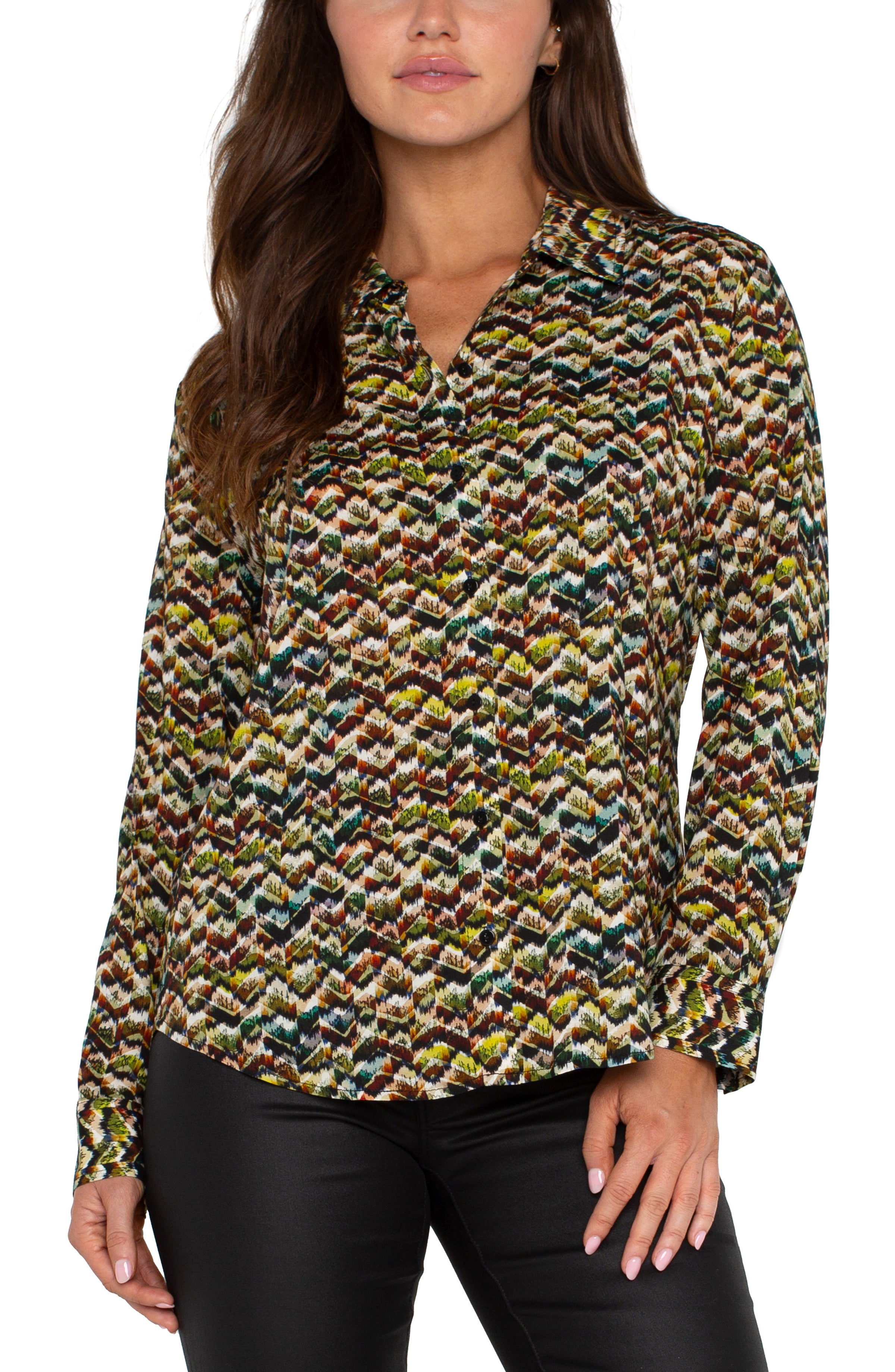 LPLA Tourmaline Print Blouse