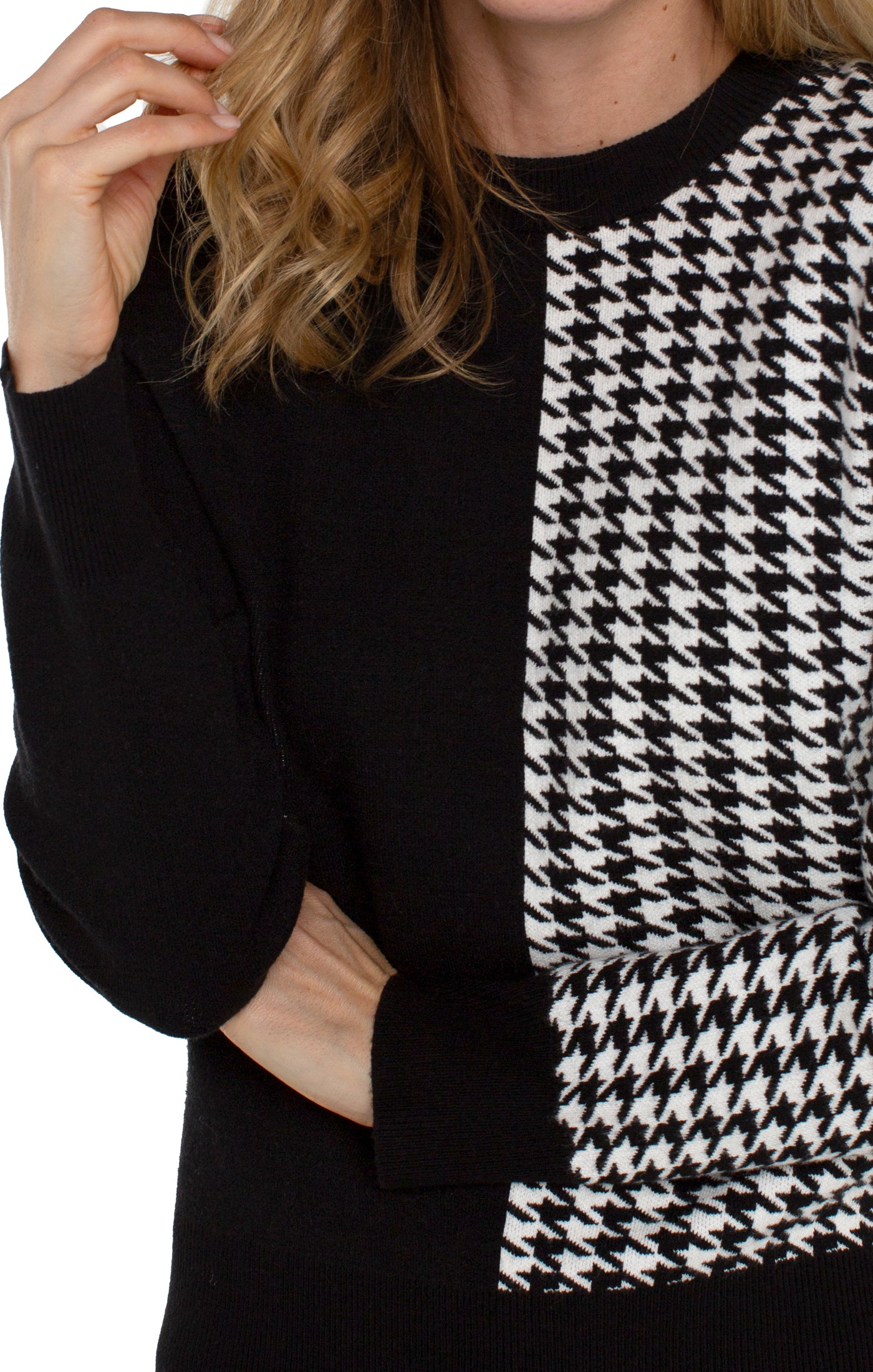 LPLA Houndstooth Sweater