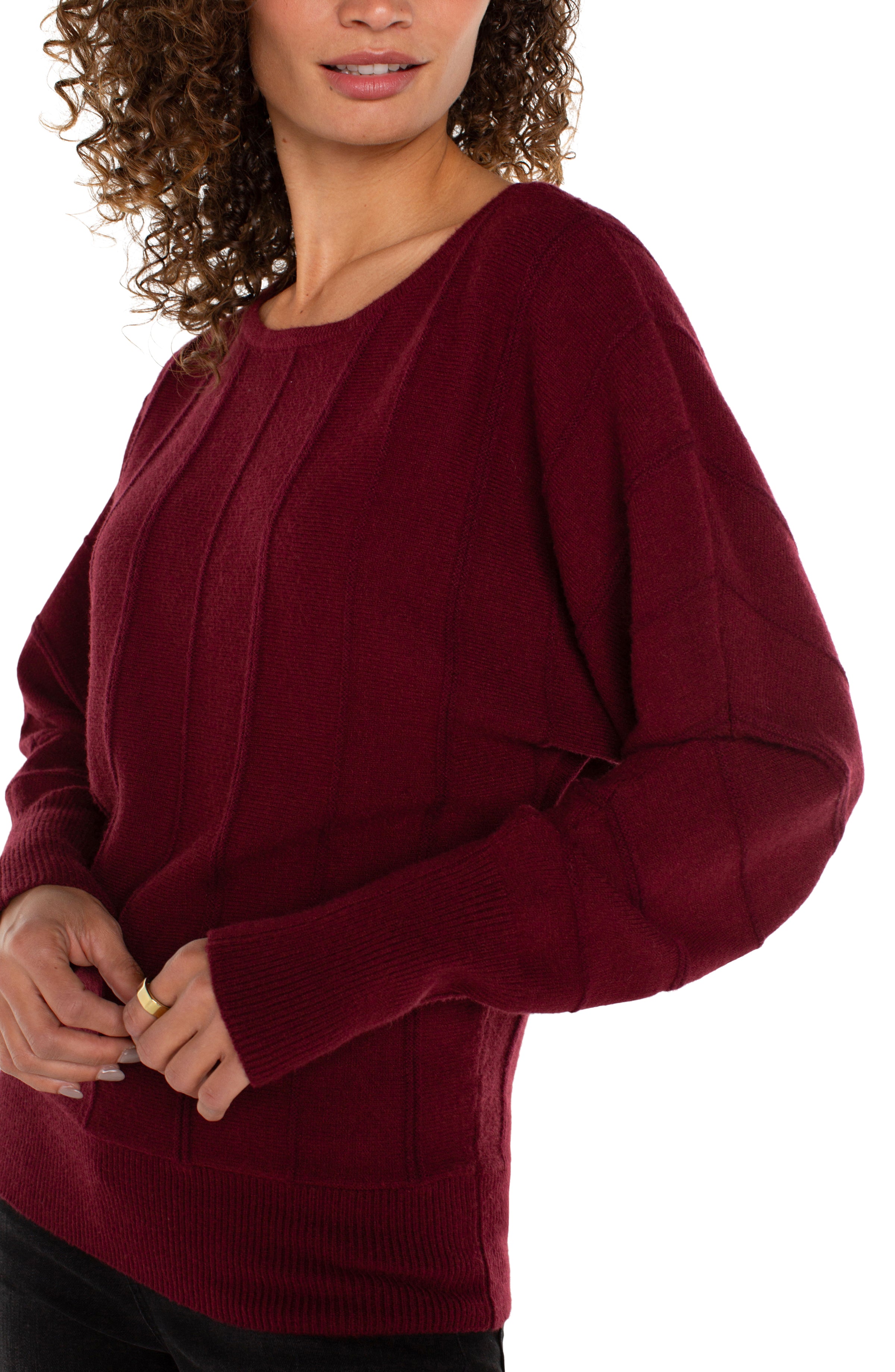 LPLA Pinot Noir Dolman Sweater