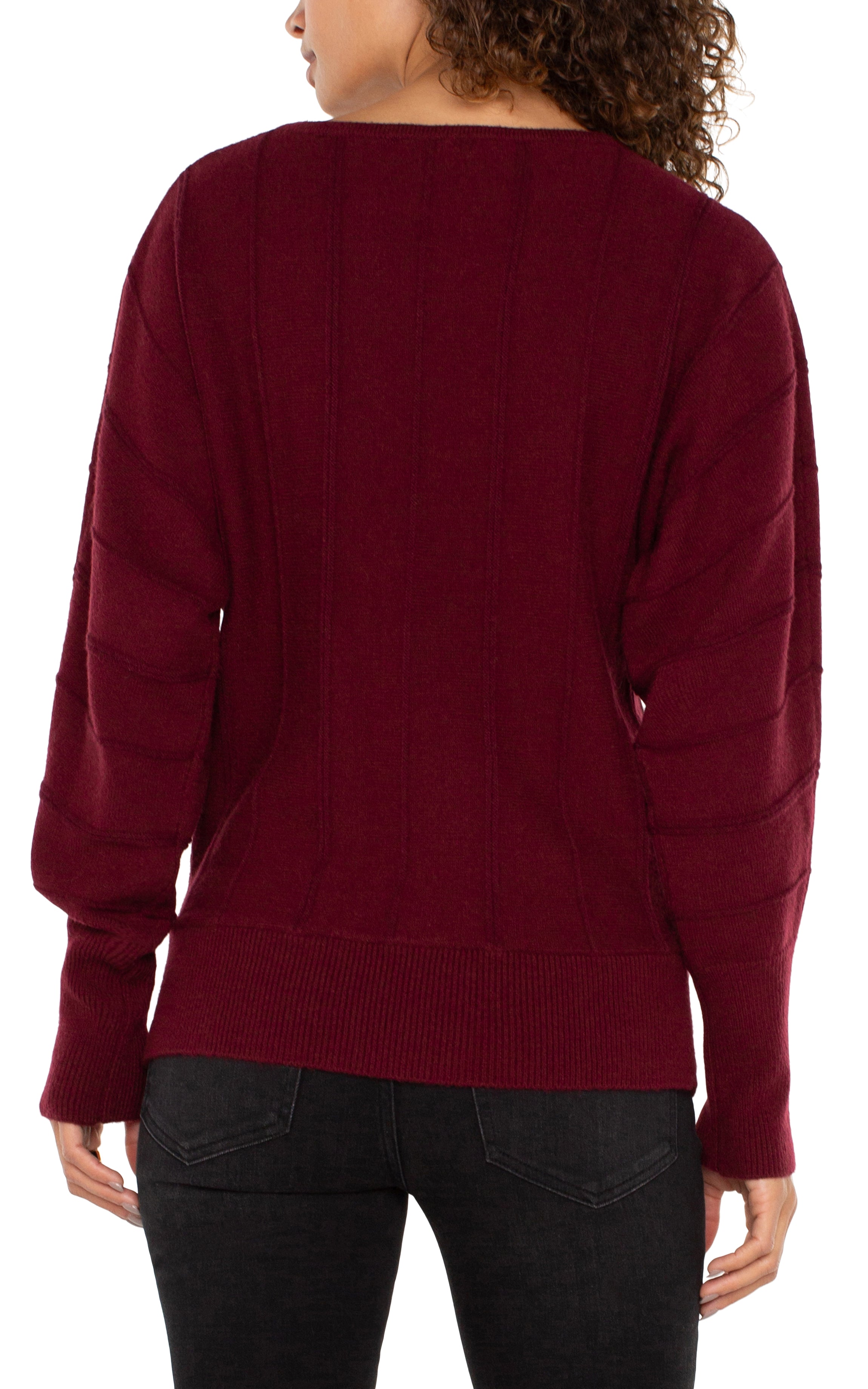 LPLA Pinot Noir Dolman Sweater