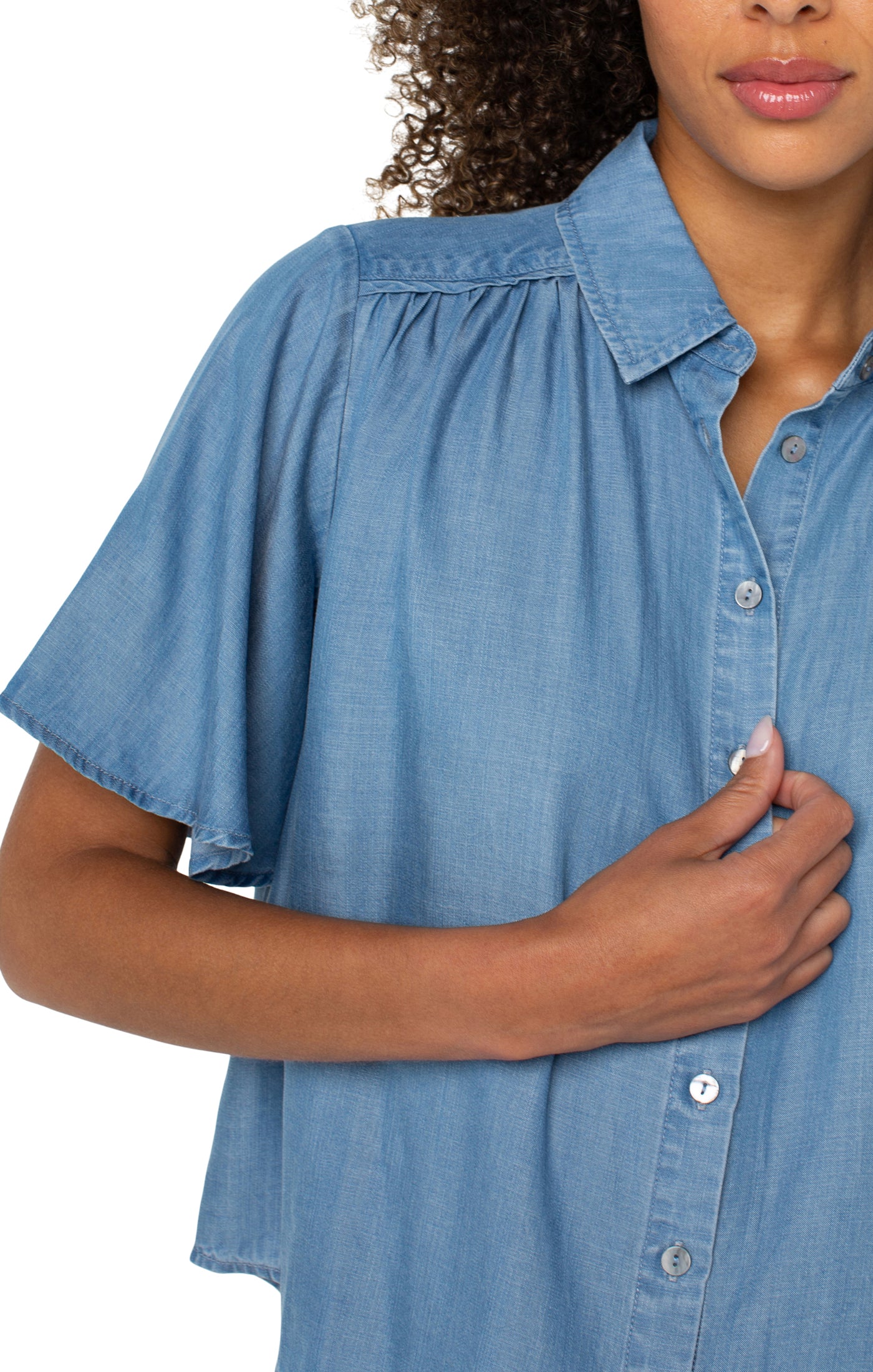 LPLA Delwood Half Sleeve Button Up