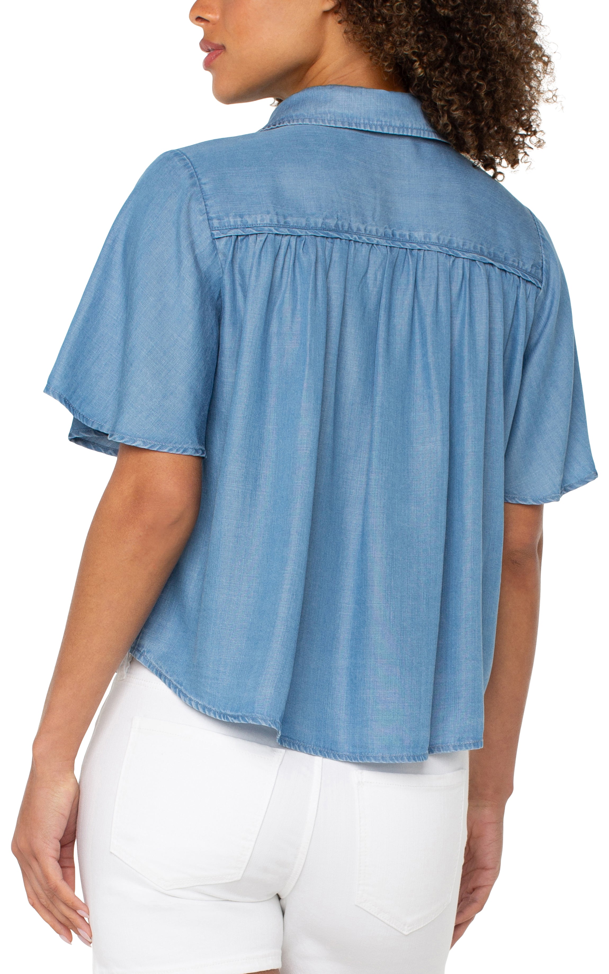 LPLA Delwood Half Sleeve Button Up