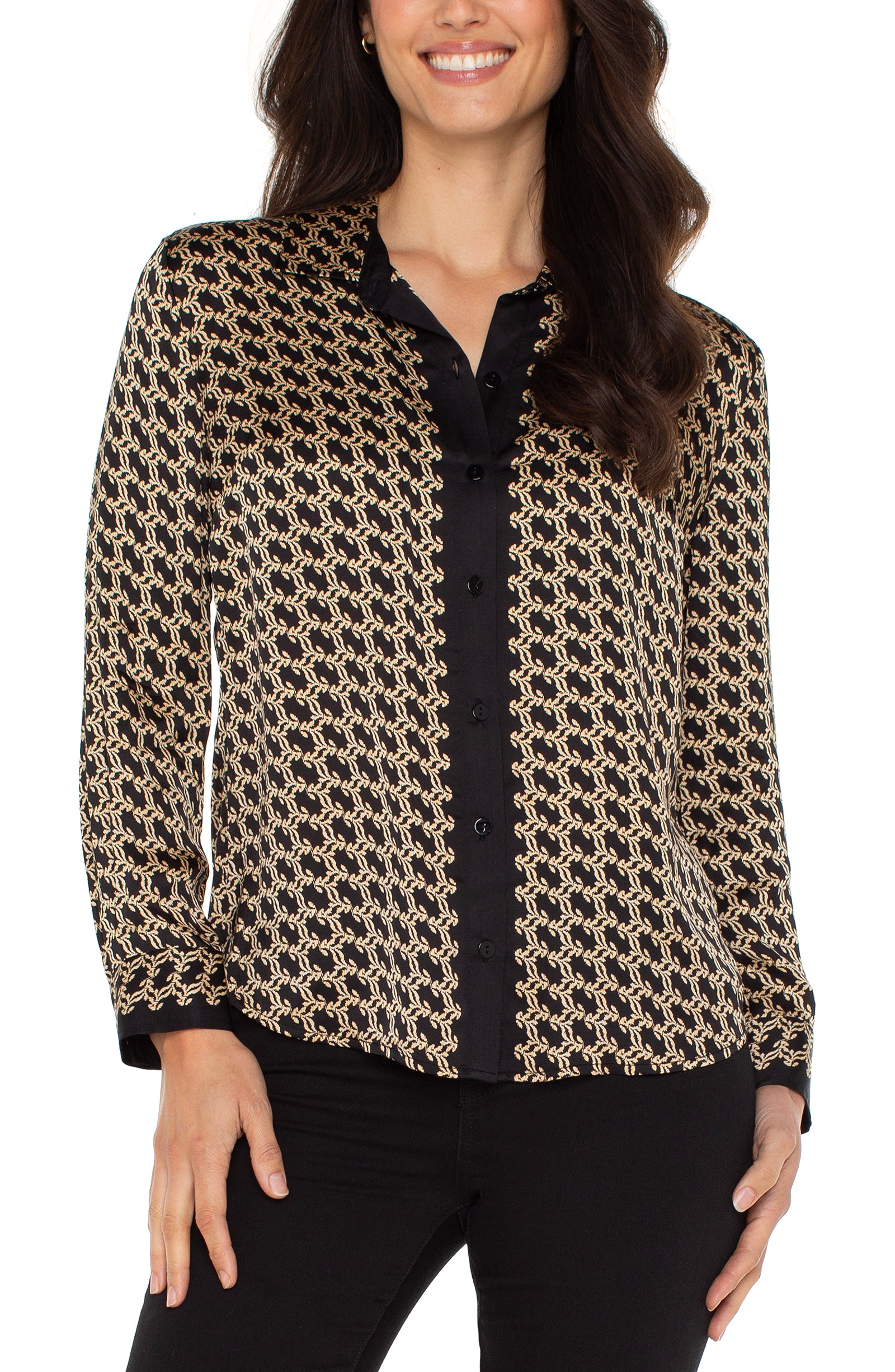 LPLA Black & Gold Blouse