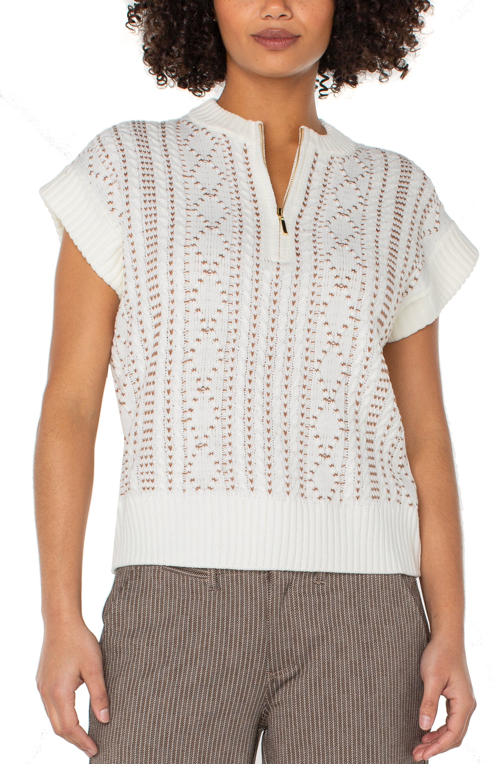 LPLA Dolman Half Zip Sweater