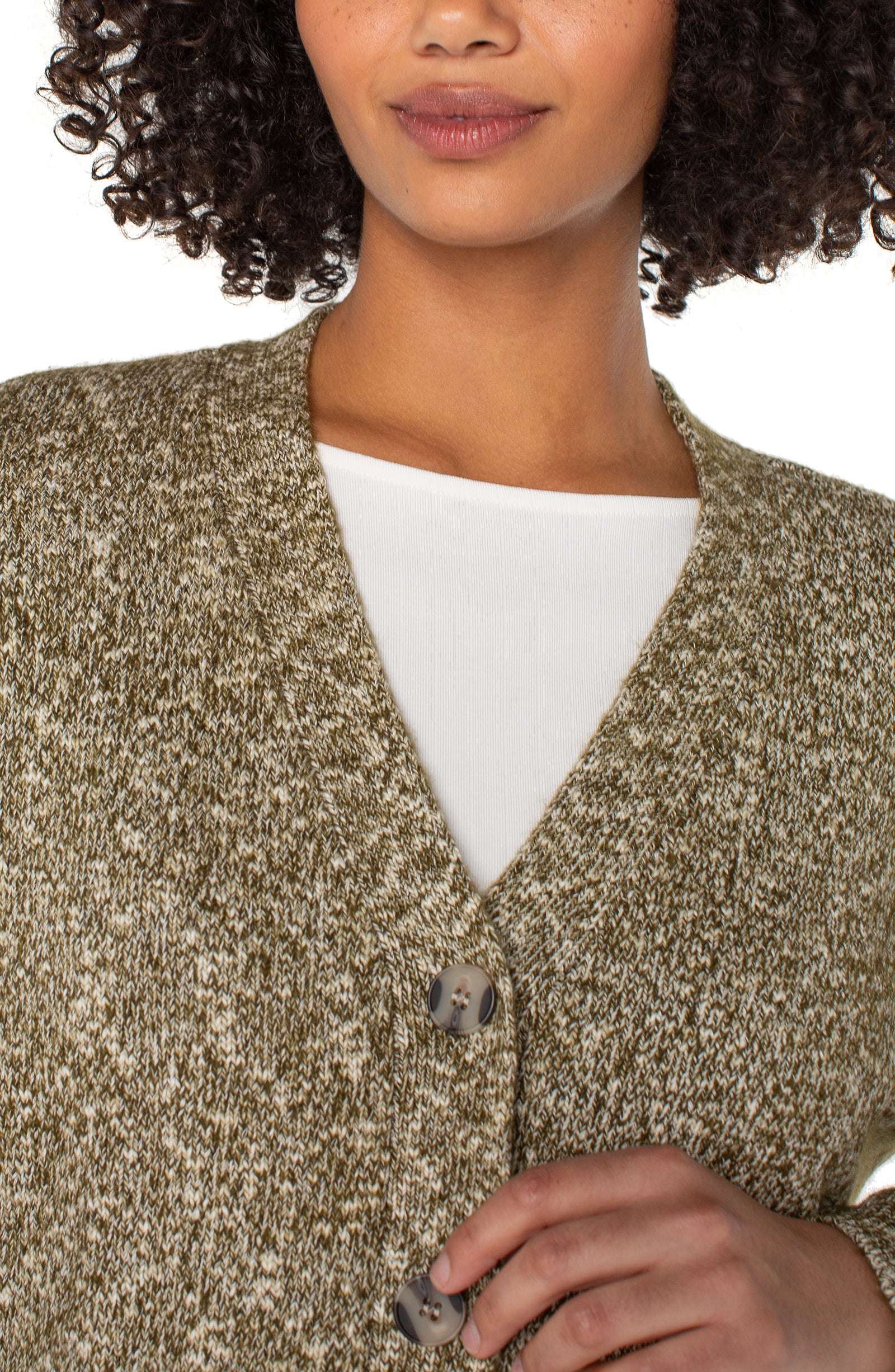 LPLA Button Front Cardigan