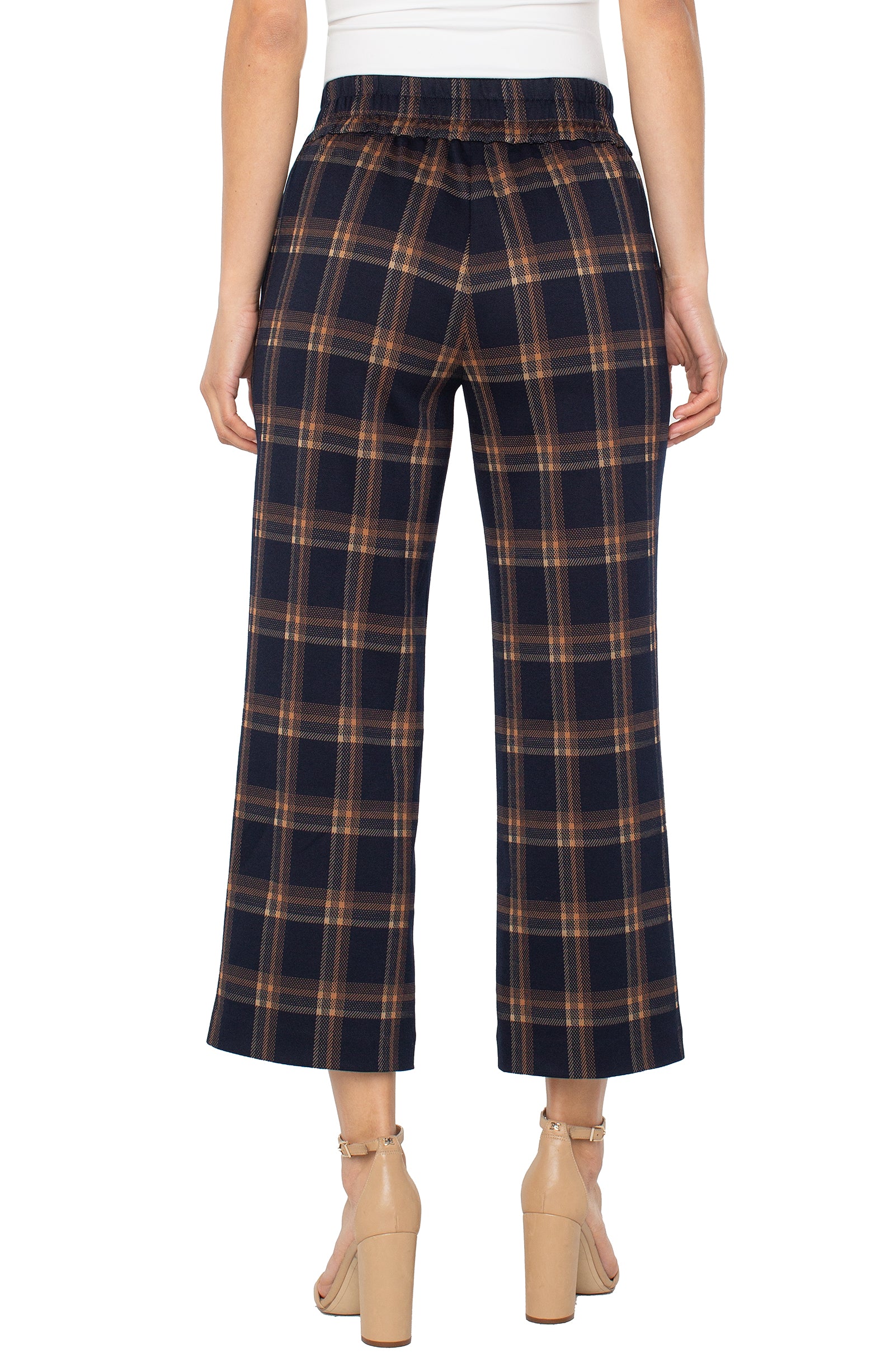 LPLA Navy & Toffee Plaid Mabel