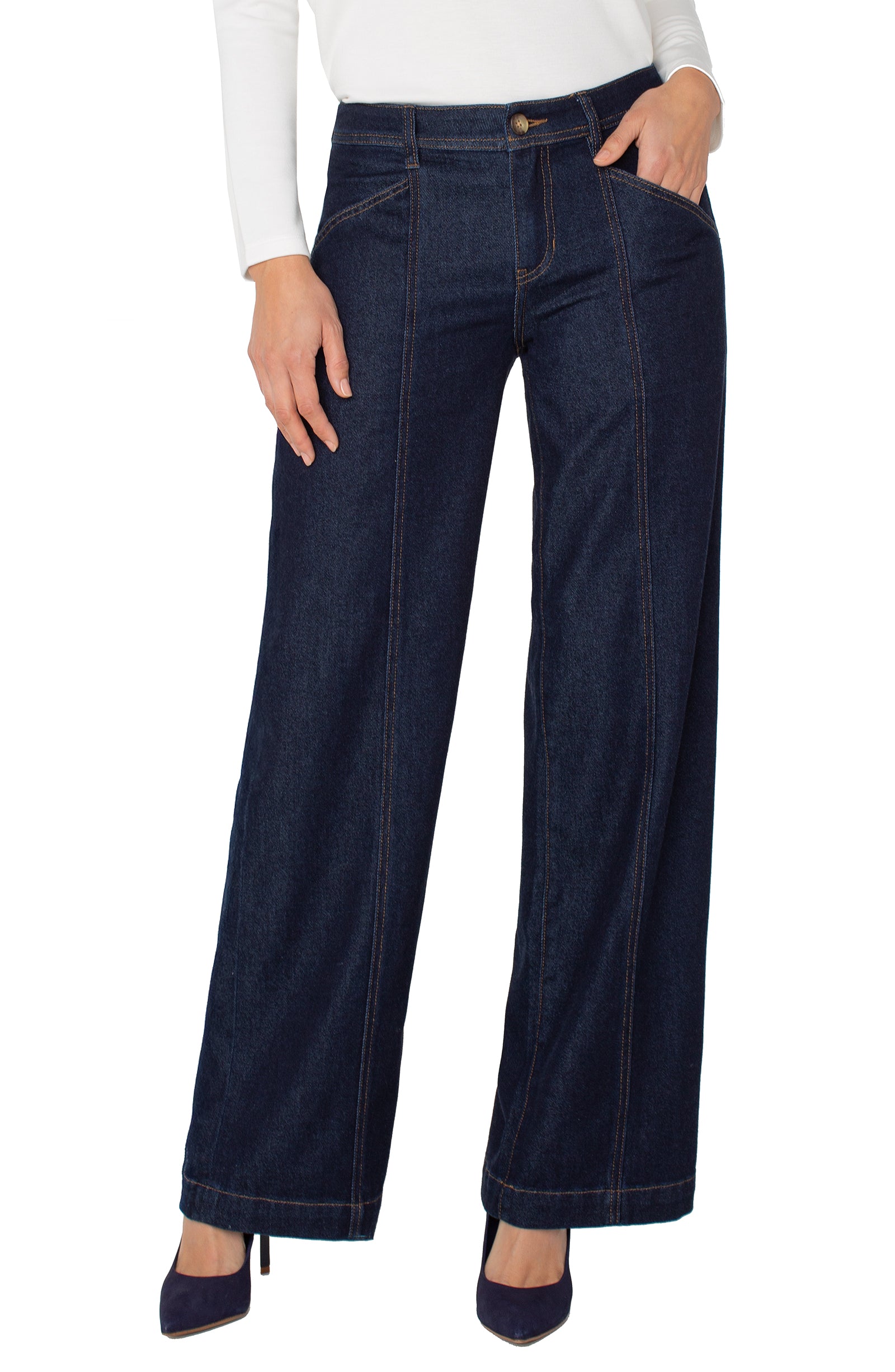 LPLA  Indigo Rinse Trouser Jean