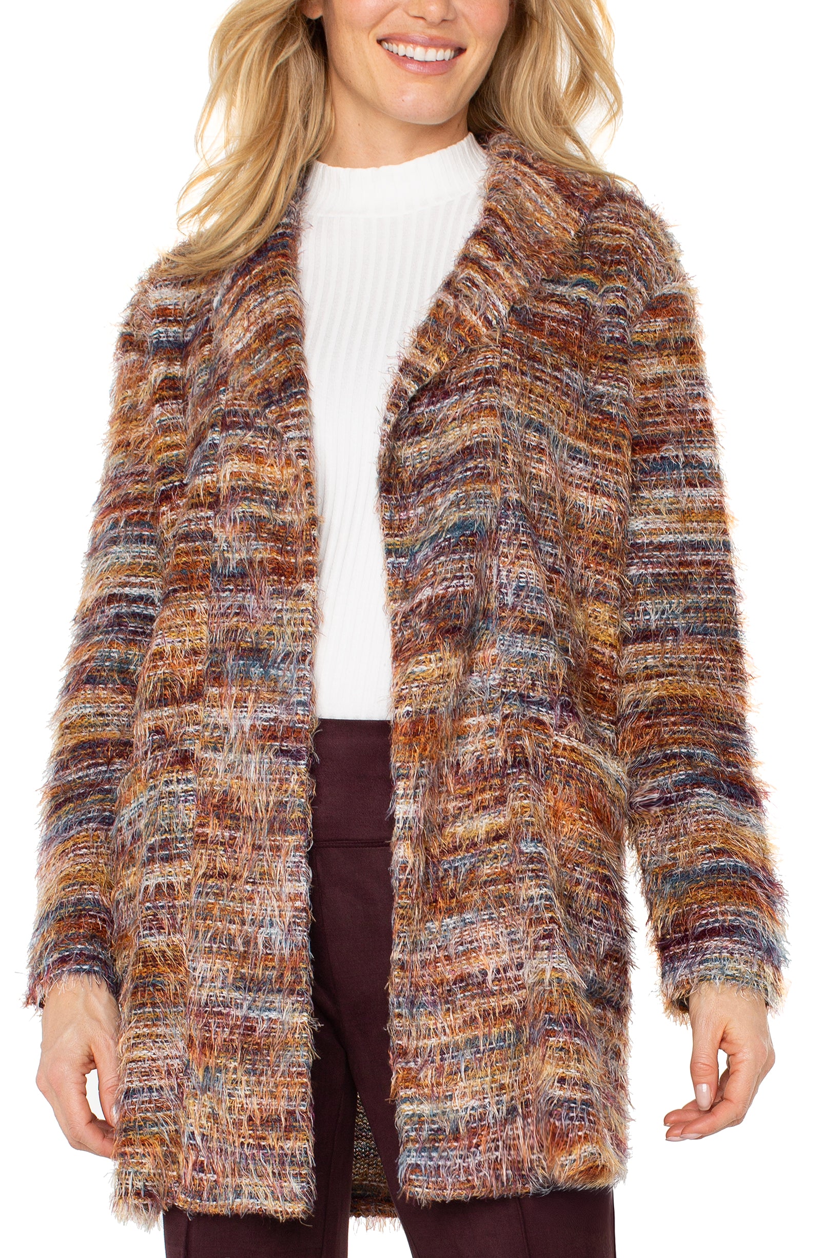 LPLA Feather Knit Cardigan