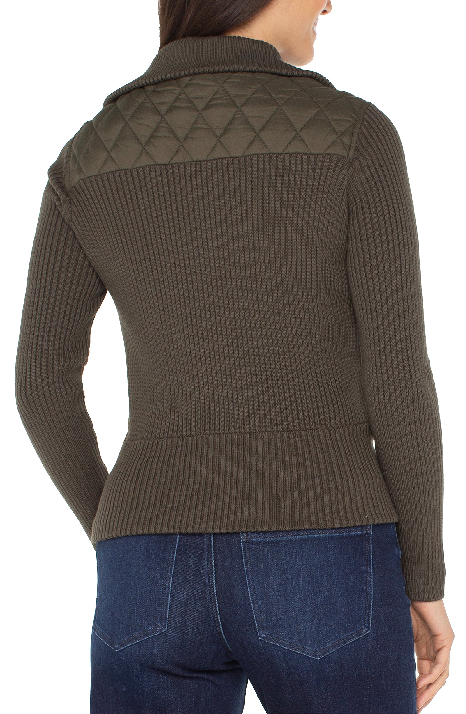 LPLA Quilted Sweater Jacket