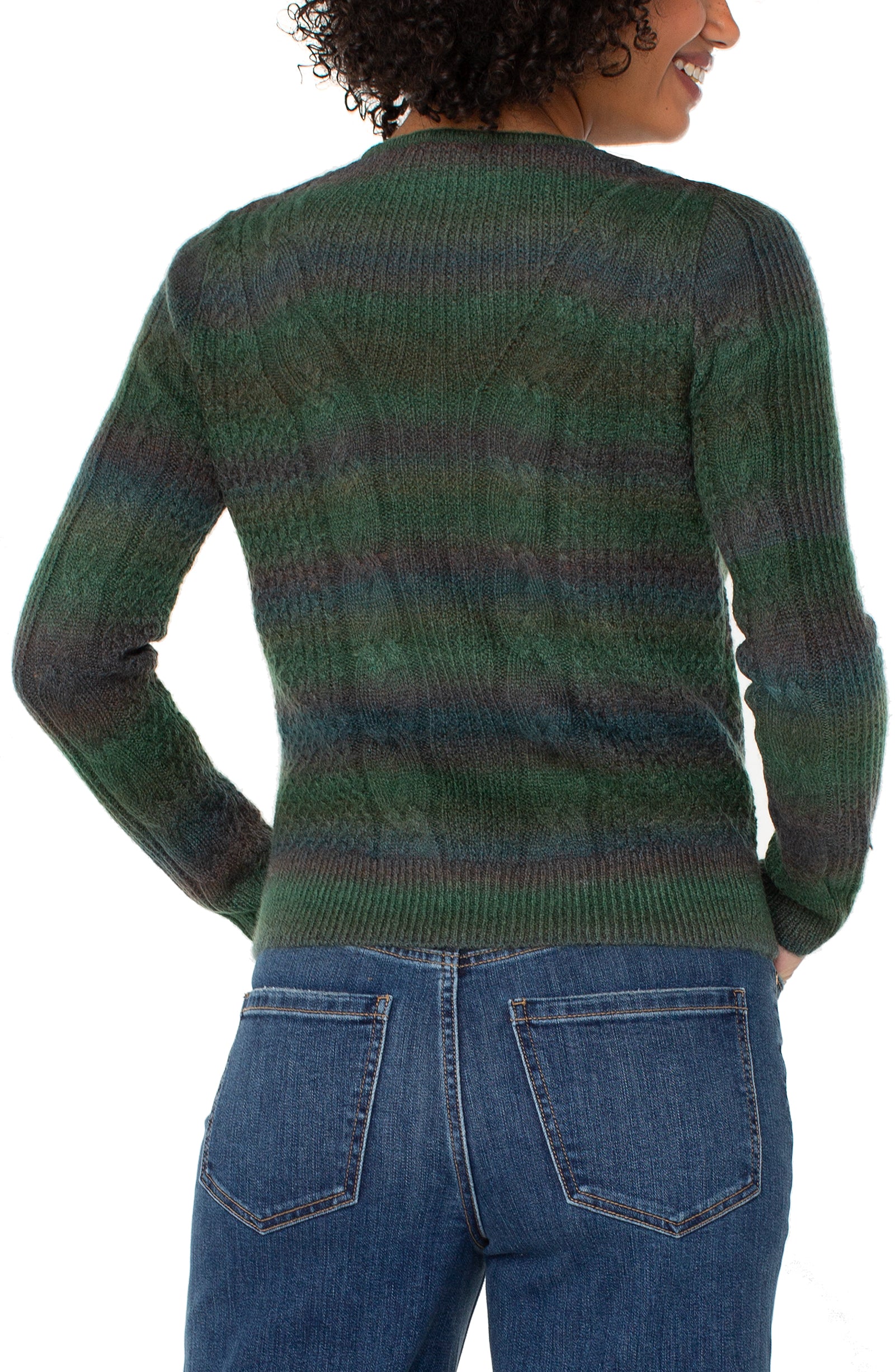 LPLA Emerald Space Dye Sweater