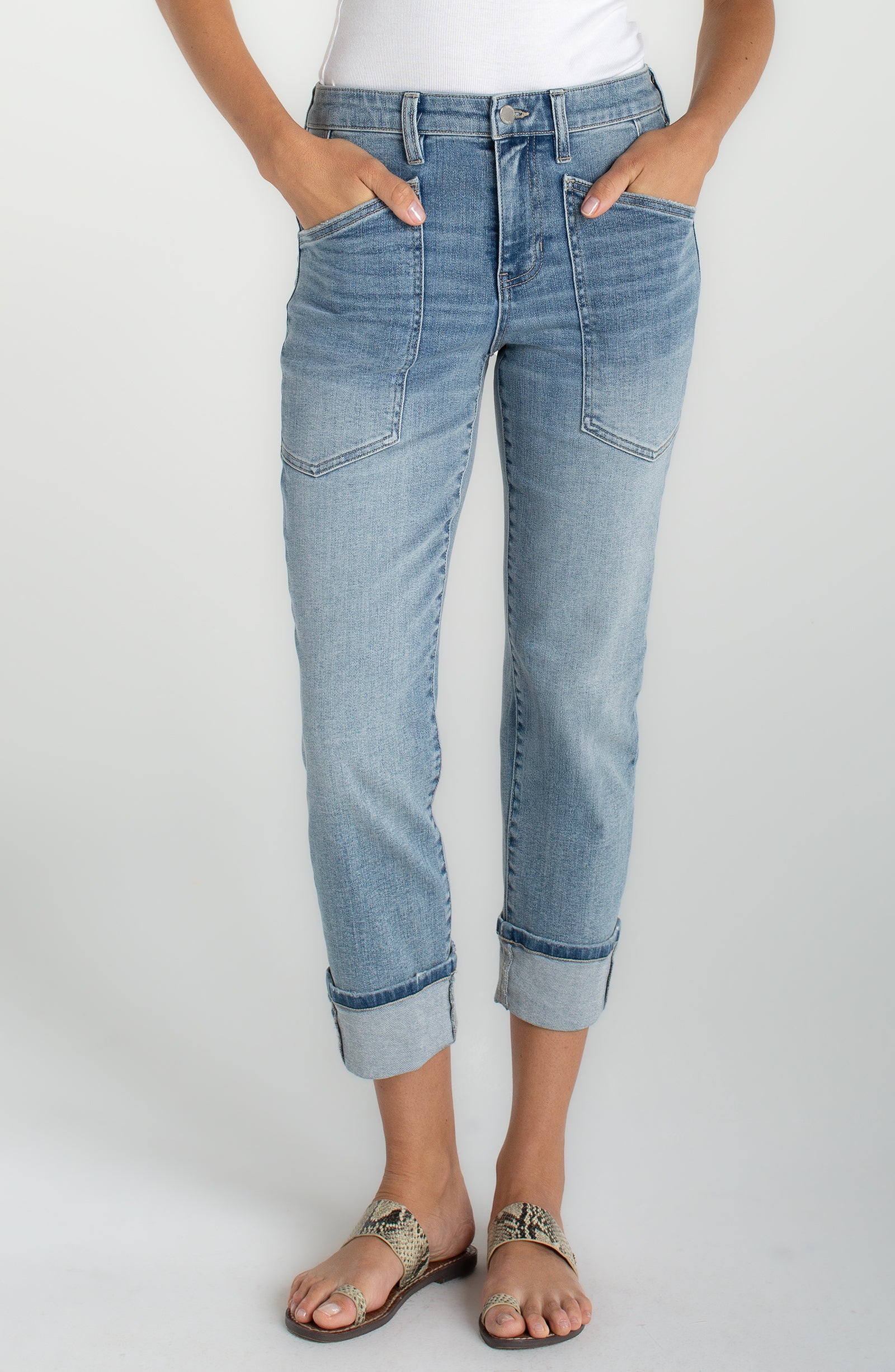 LPLA Marley Cropped Girlfriend Jean