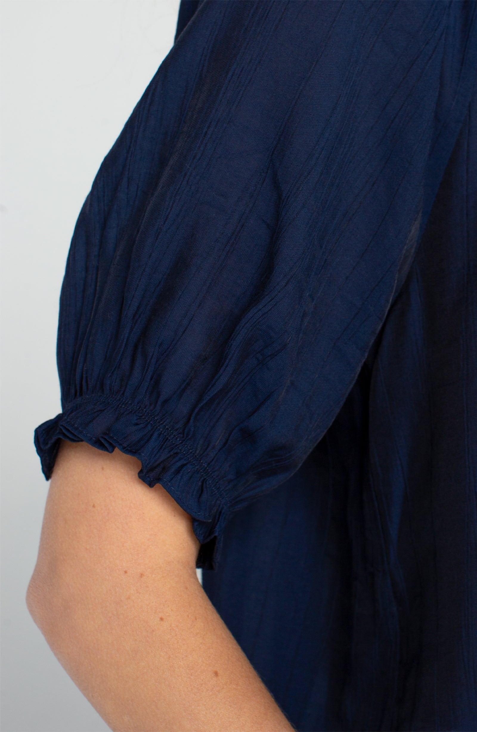 LPLA Navy Woven Blouse