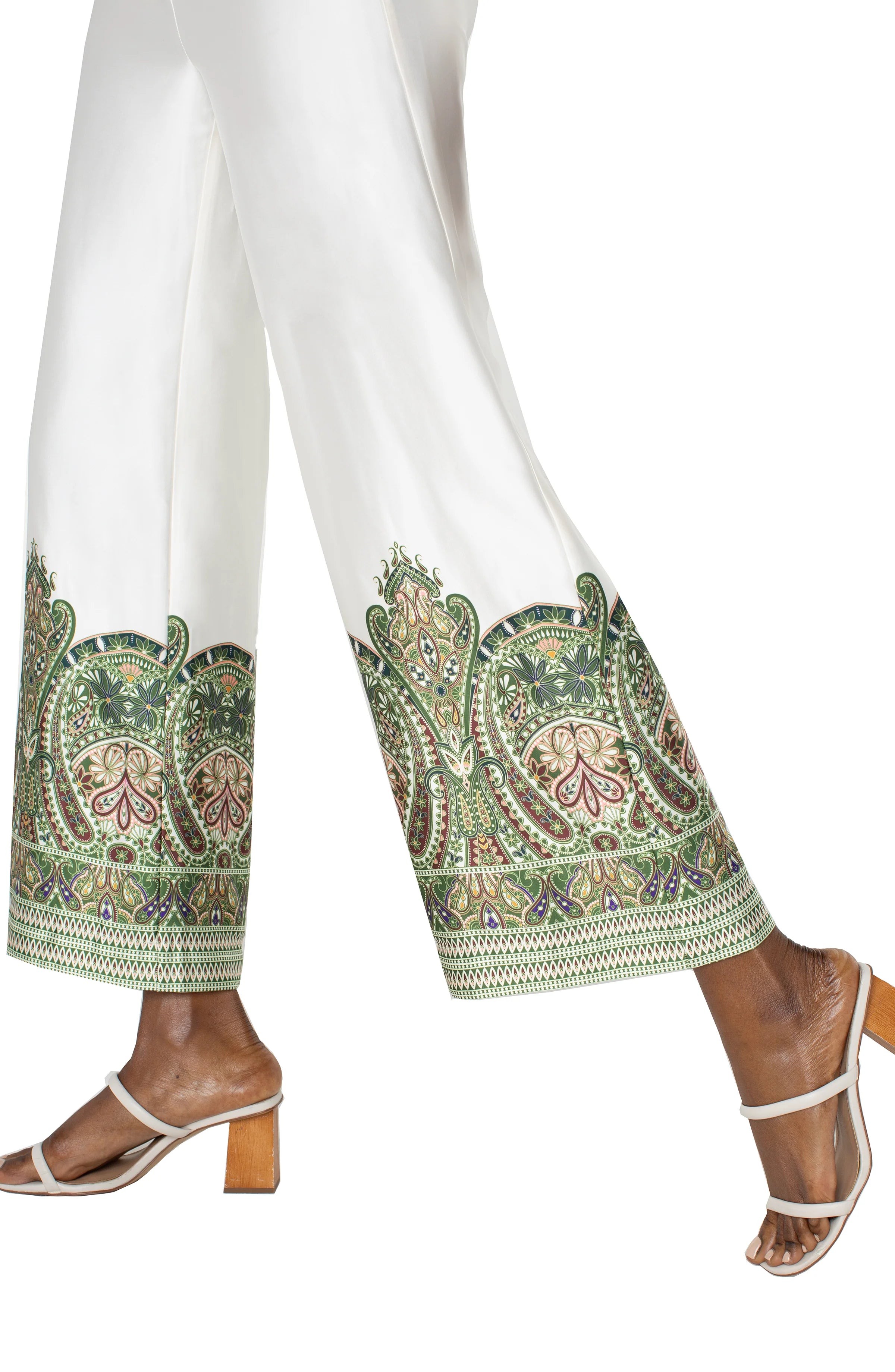 LPLA Olive Paisley Pant